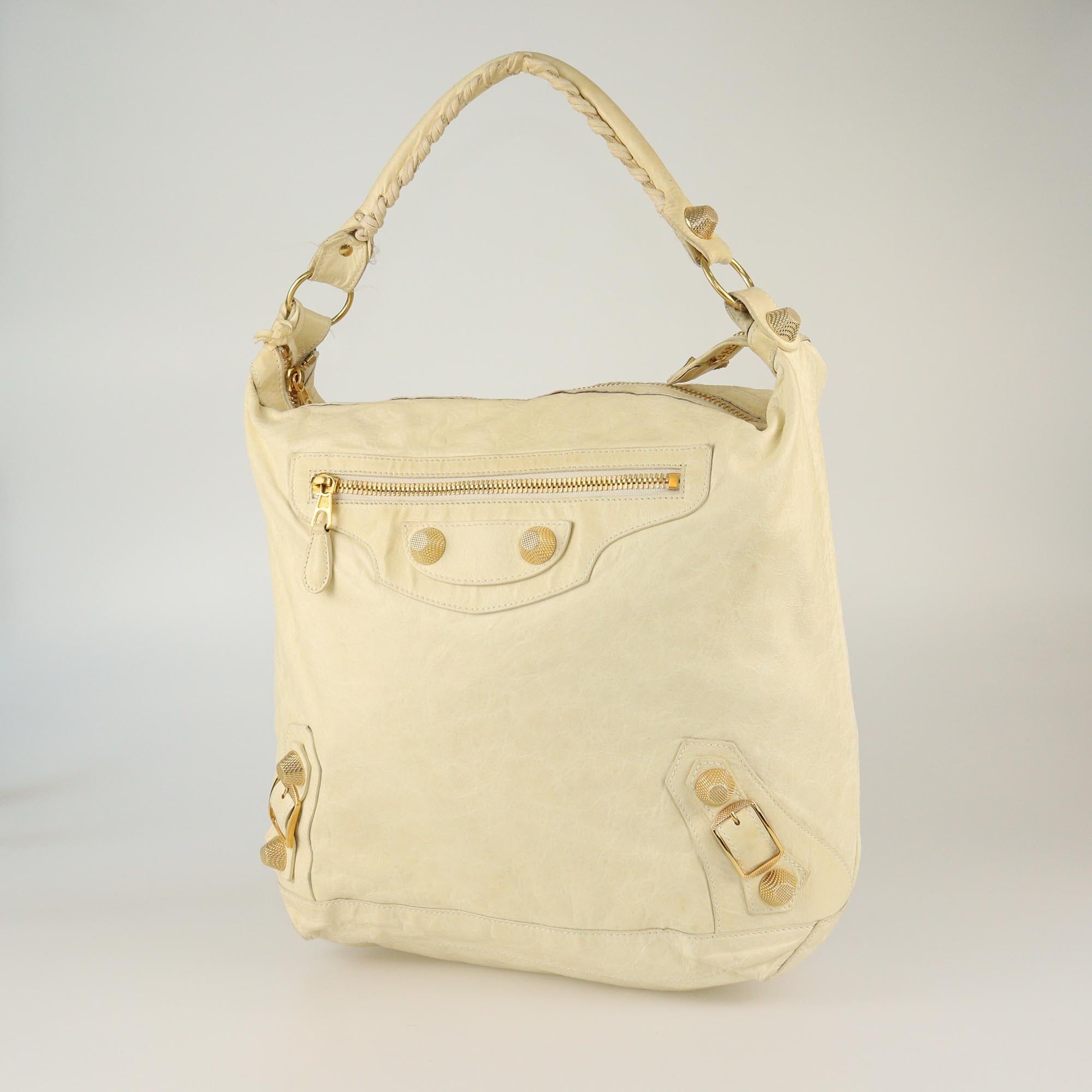 Balenciaga Cream GGH Day Hobo Womens Balenciaga