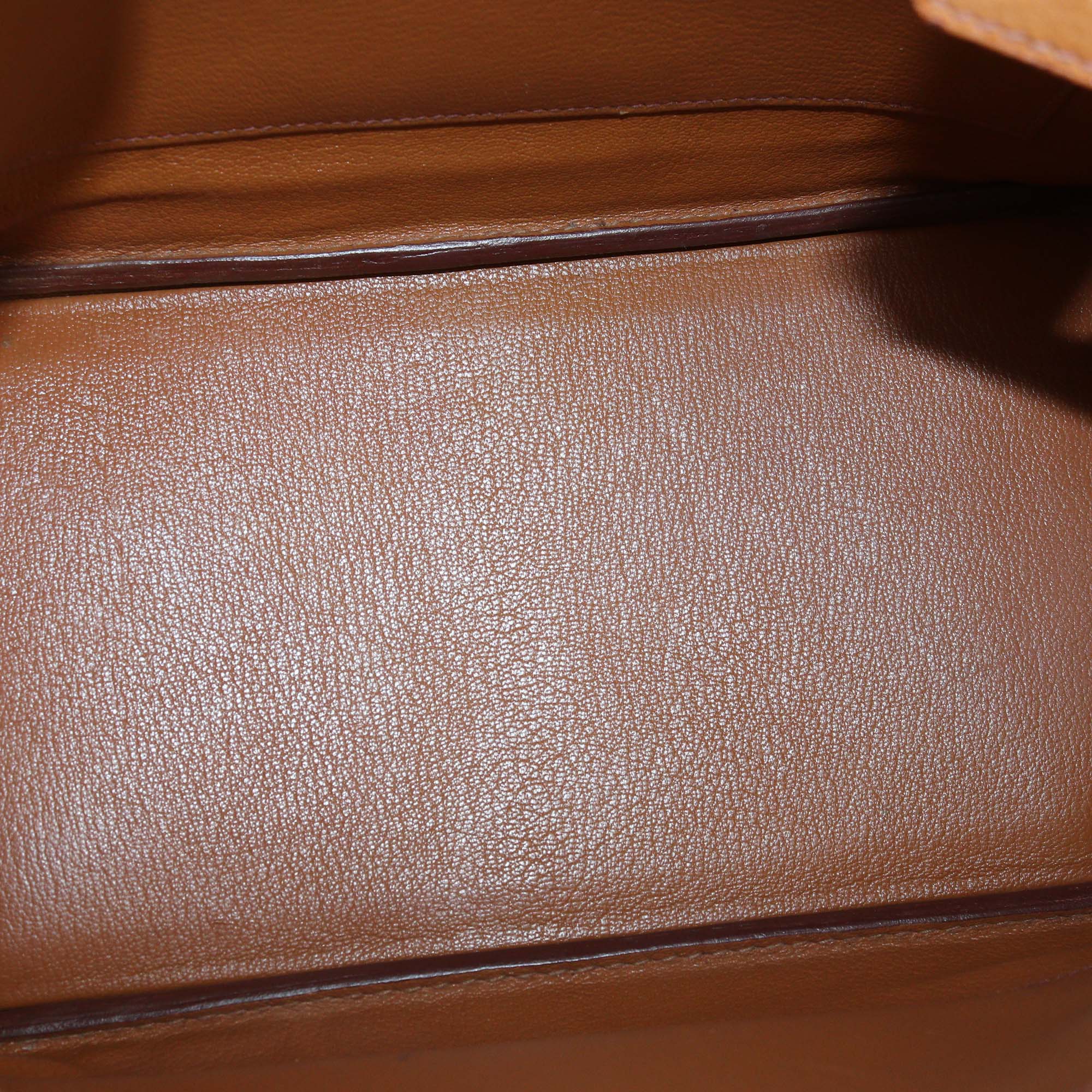 Hermes Gold Ostrich Gold Hardware Birkin 30 Bag