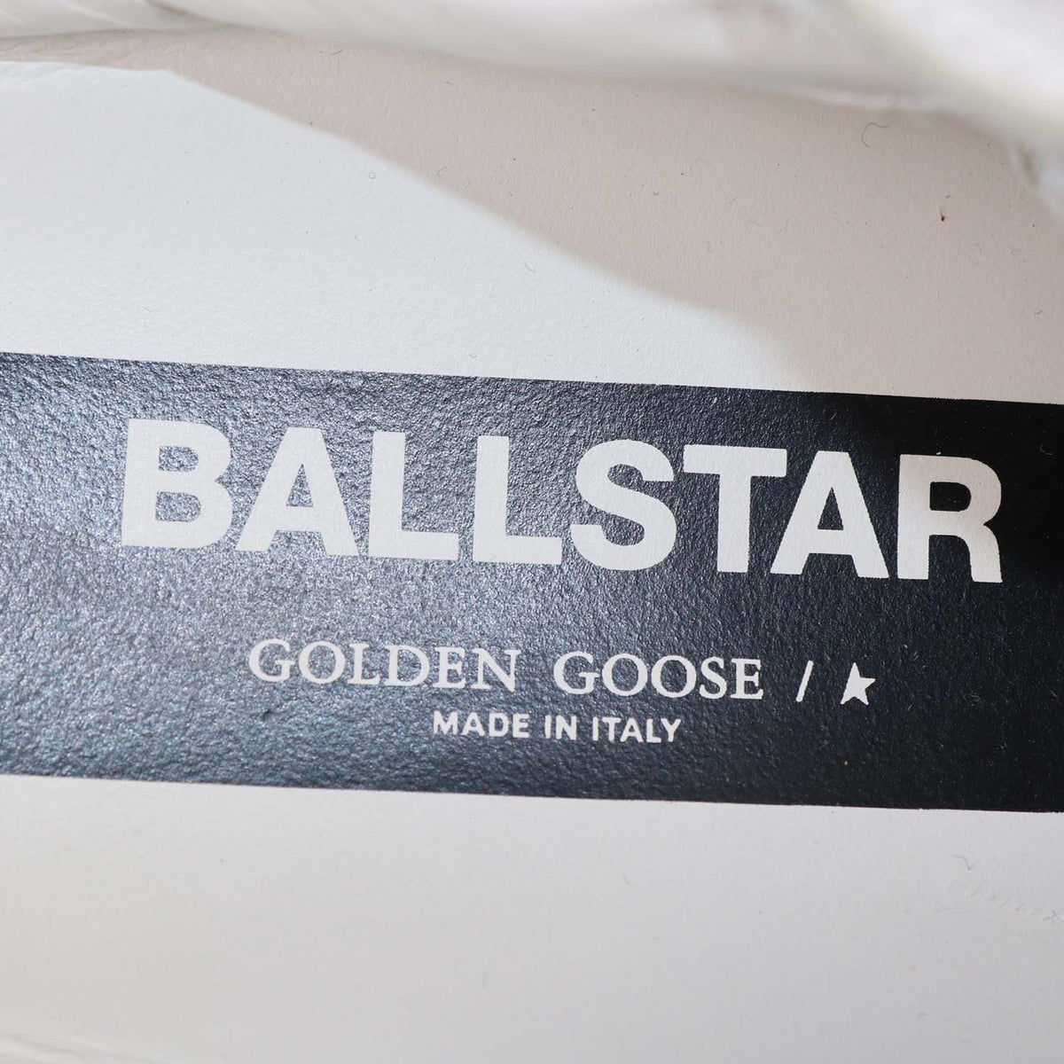 Golden Goose White Leather Ballstar Sabot Mules