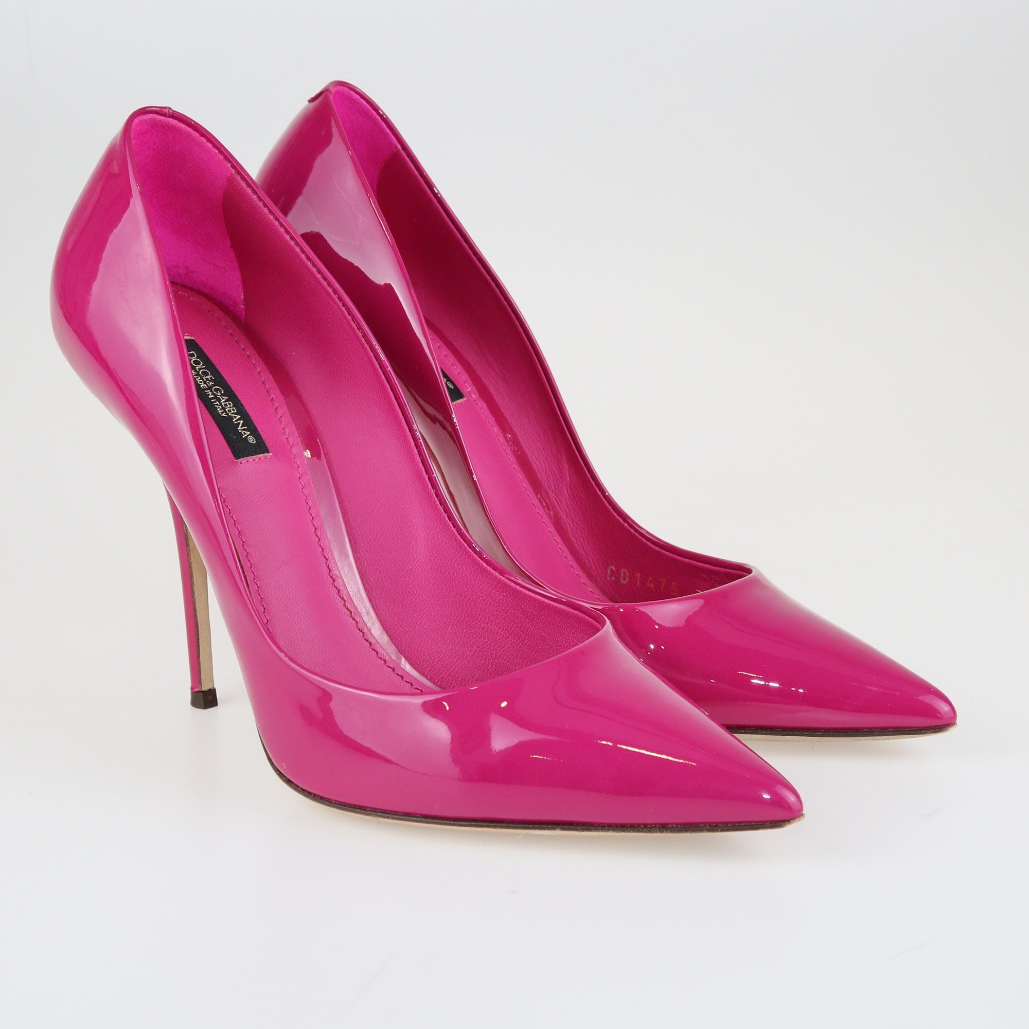 Fuchsia Pointed Toe Pumps Shoes Dolce and Gabbana