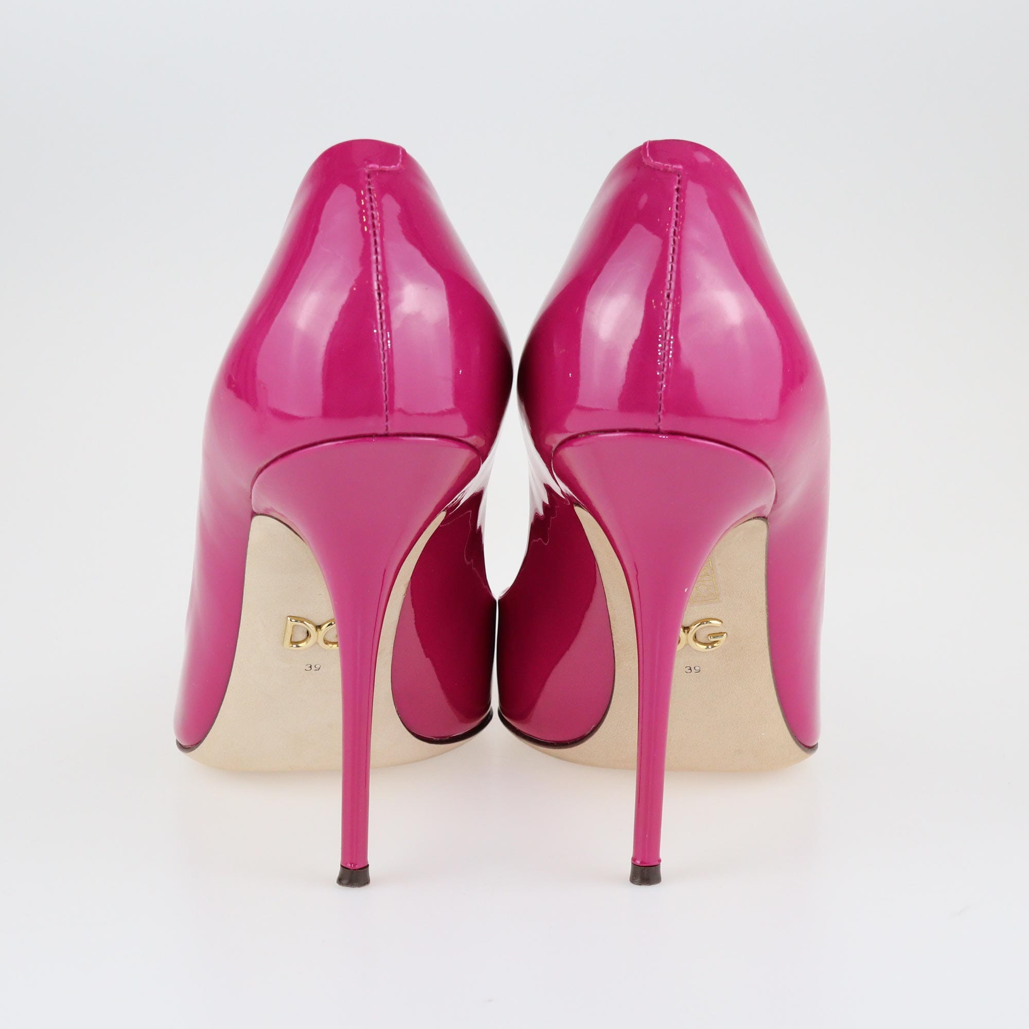 Fuchsia Pointed Toe Pumps Shoes Dolce and Gabbana