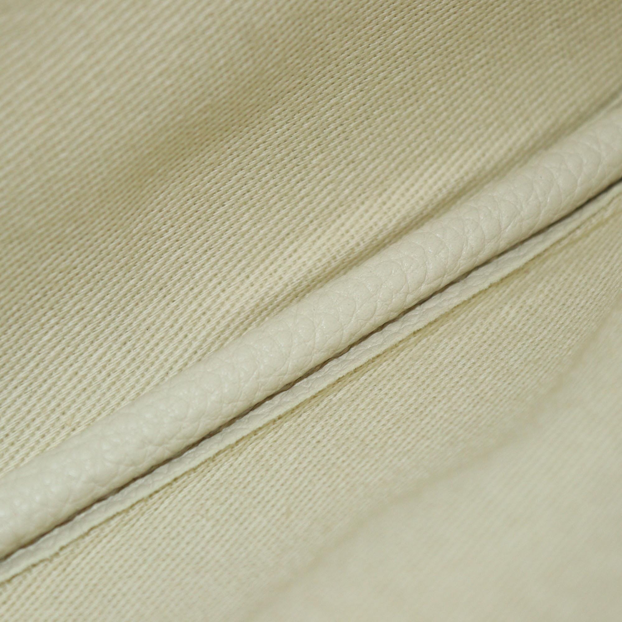 Salvatore Ferragamo Dark Brown/Off White Wristlet Zip Pouch Mens Salvatore Ferragamo