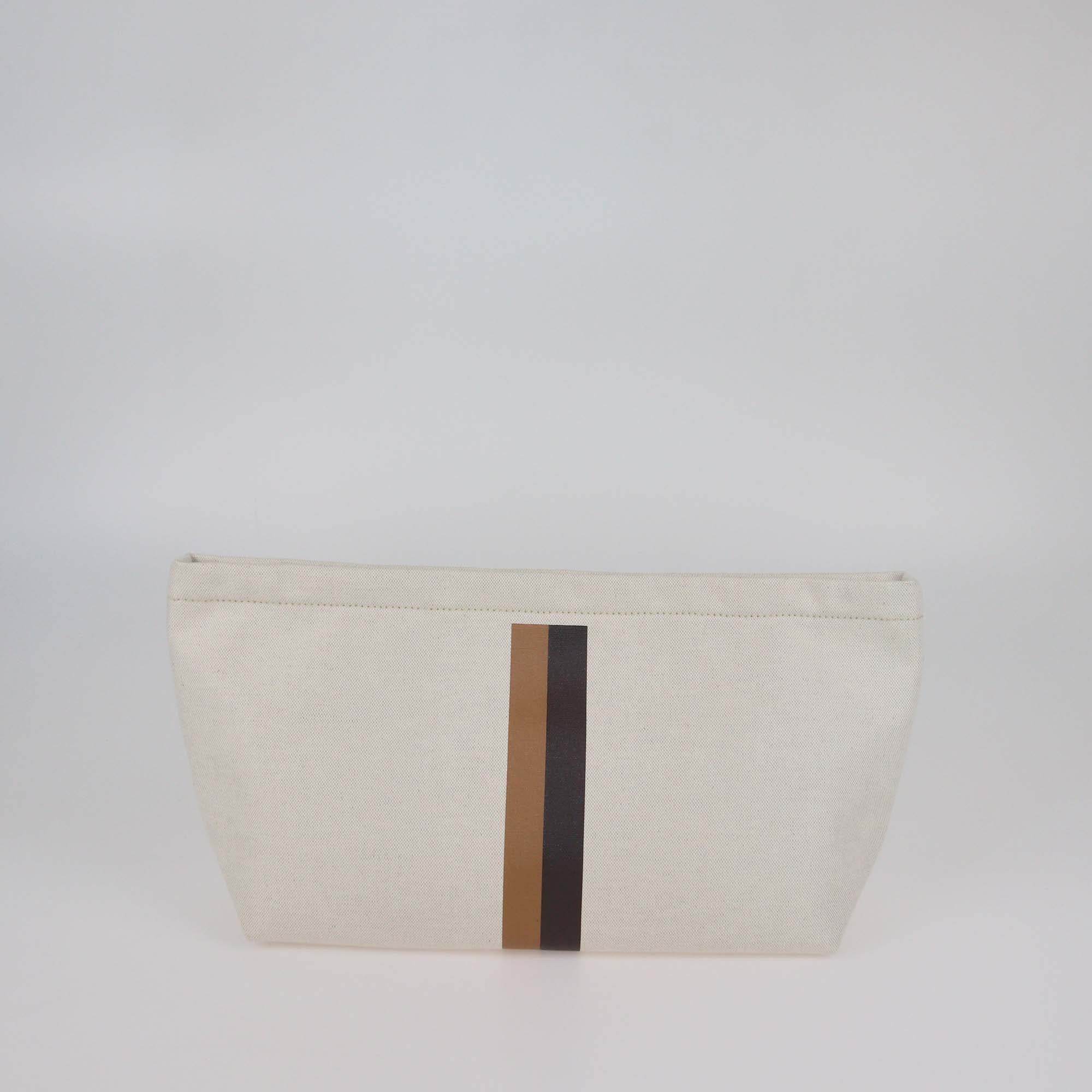 Goyard Light Beige Canvas Necessaire Organizer Pouch