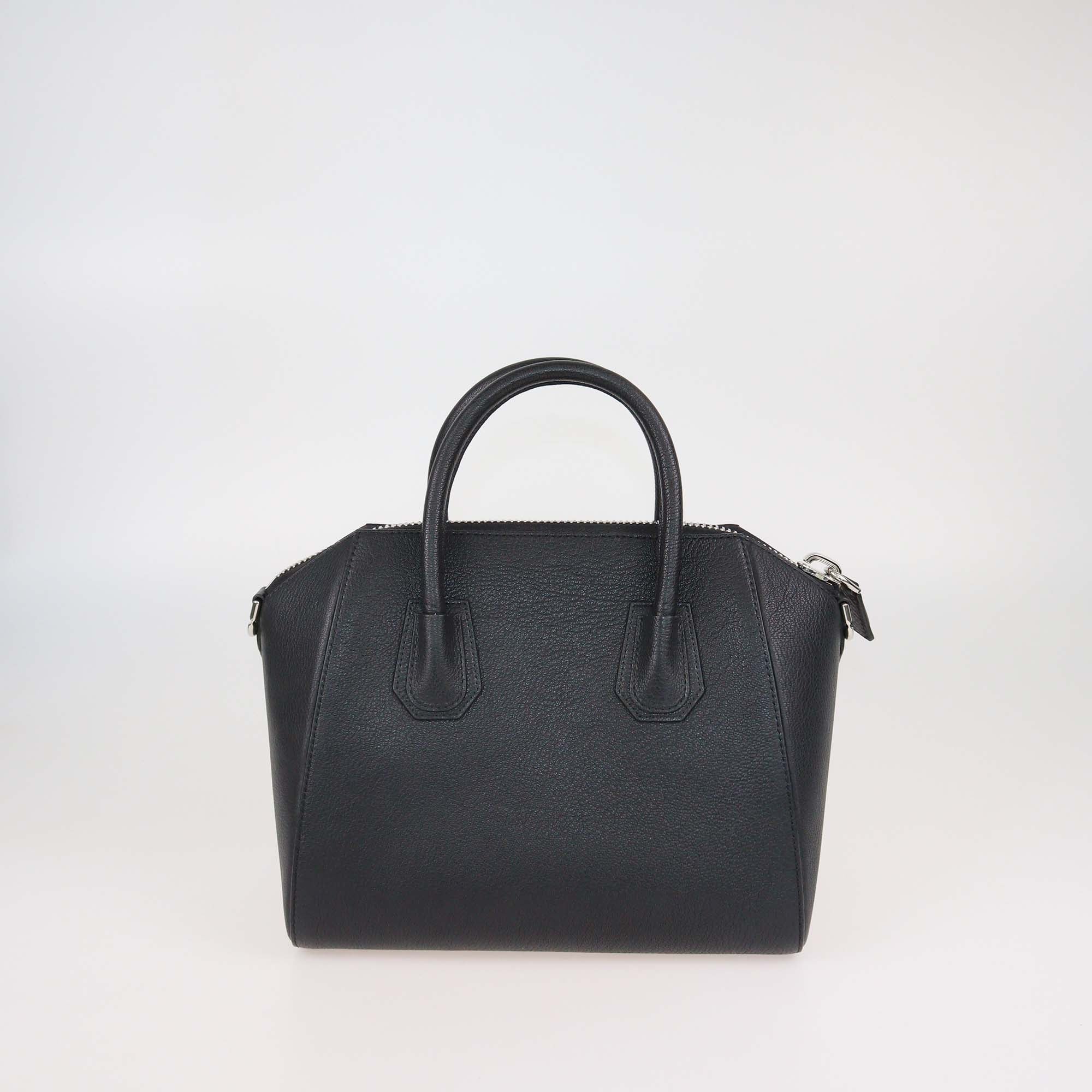 Givenchy Black Leather Small Antigona Satchel