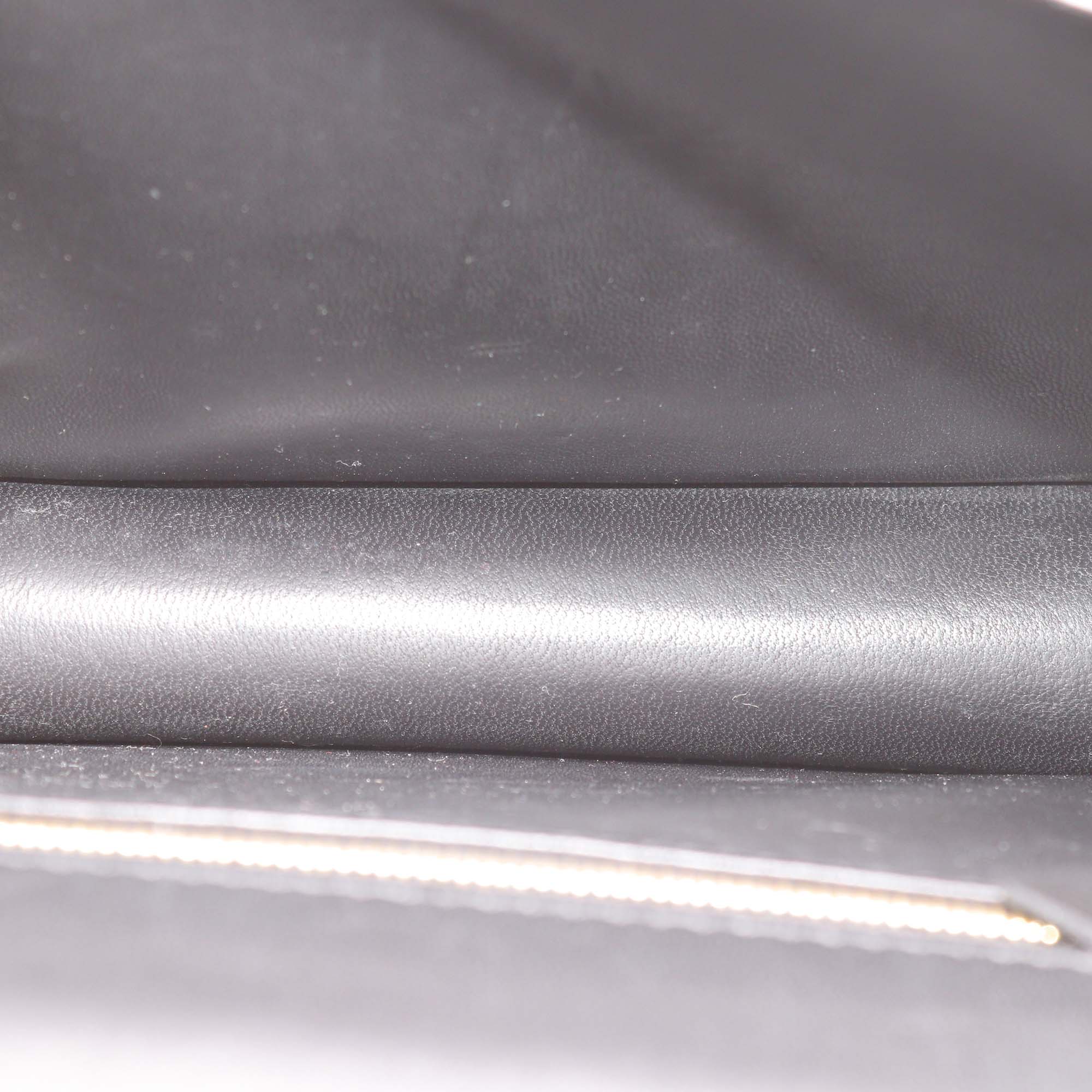 Hermes Black Epsom Leather Gold Hardware Constance 24 Bag