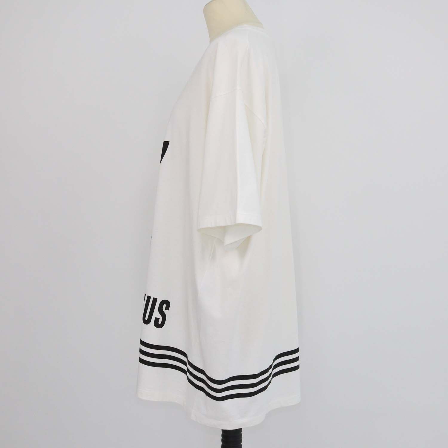 Gucci x Adidas Off White Cotton Speculum Majus Print Oversized Crew Neck T-Shirt