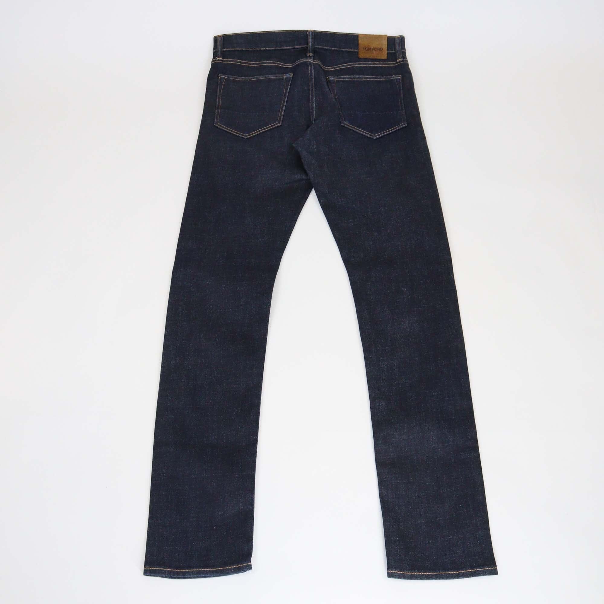 Tom Ford Black Denim Slim Fit Pants Mens Tom Ford