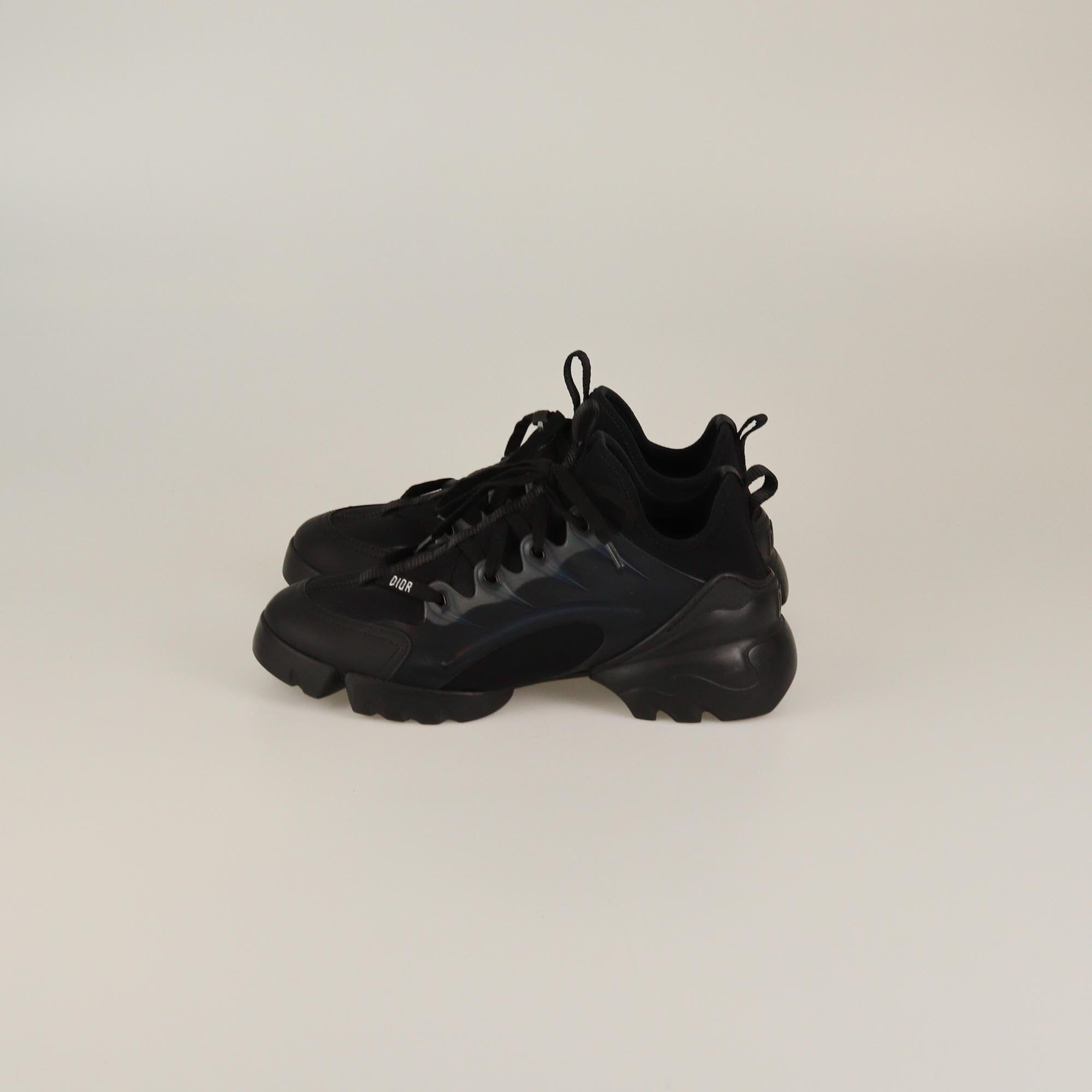 Christian Dior Black D Connect Sneakers Womens Christian Dior