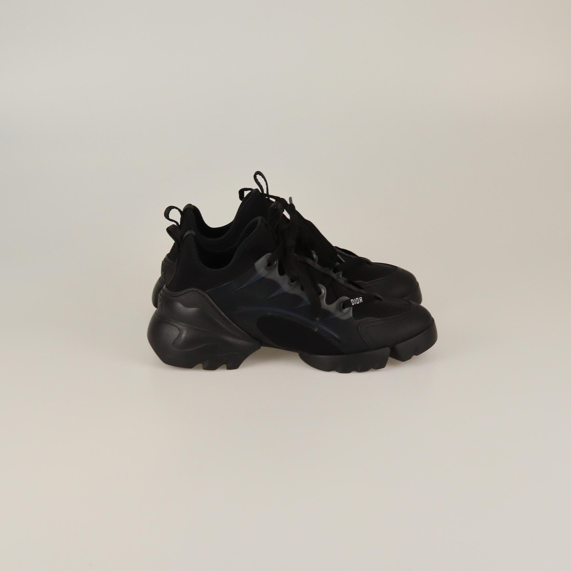 Christian Dior Black D Connect Sneakers Womens Christian Dior