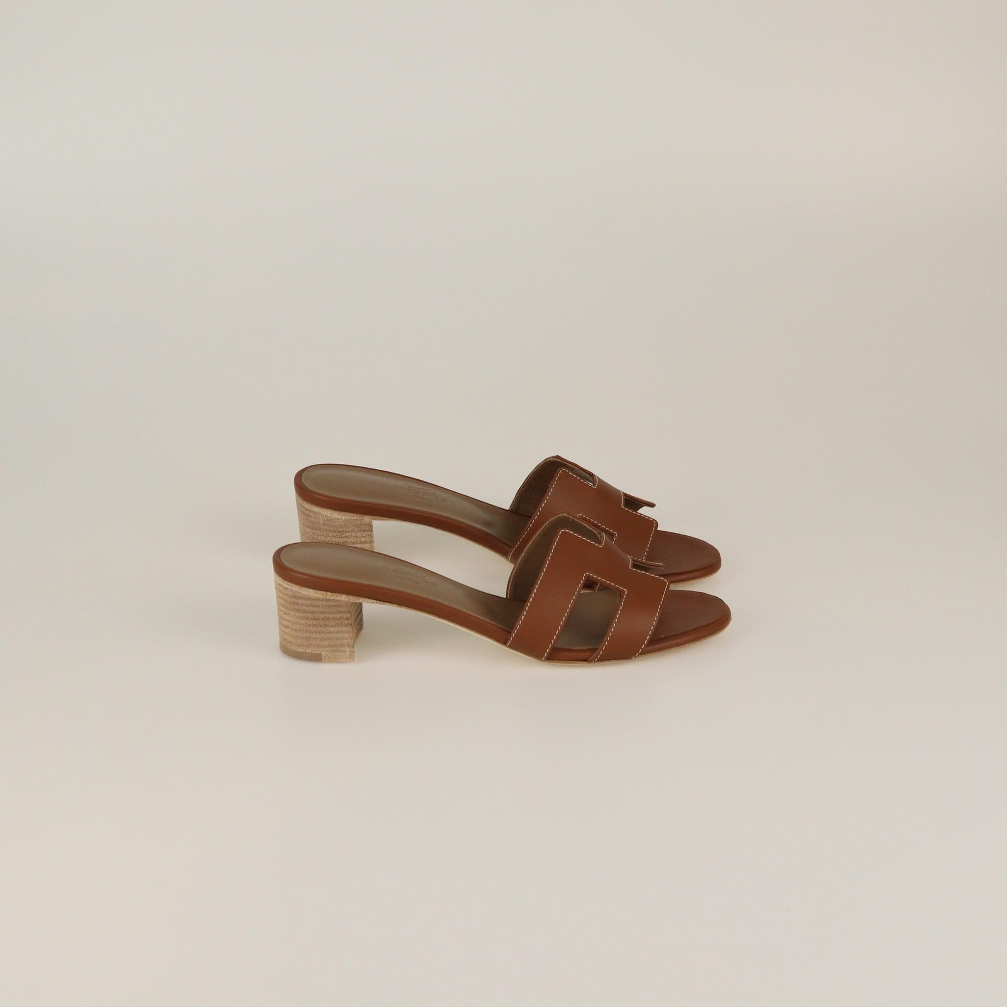Hermes Gold Oasis Sandals Womens Hermes
