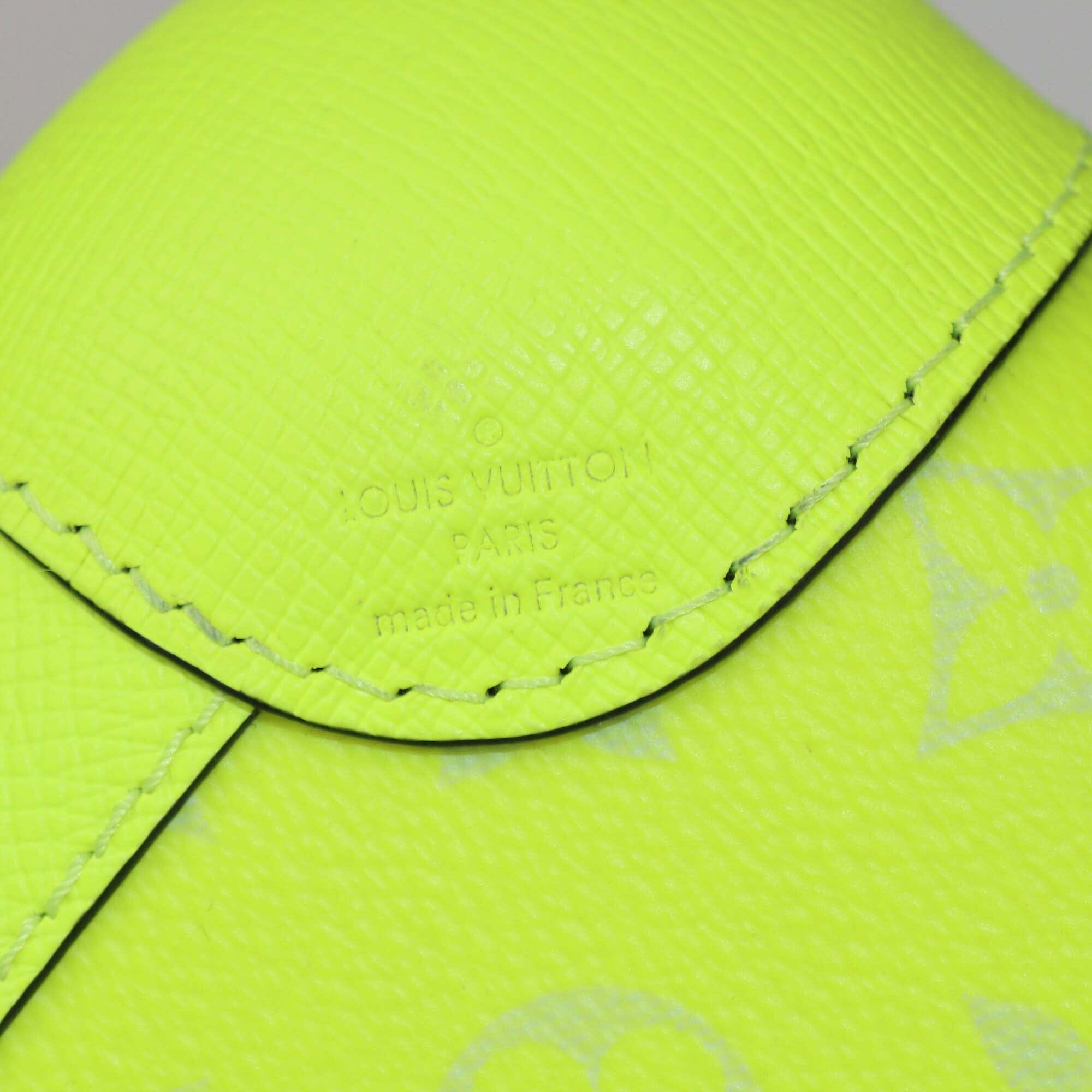 Louis Vuitton Neon Green Monogram Green Monogram Canvas Horizon 55 Luggage Womens Louis Vuitton