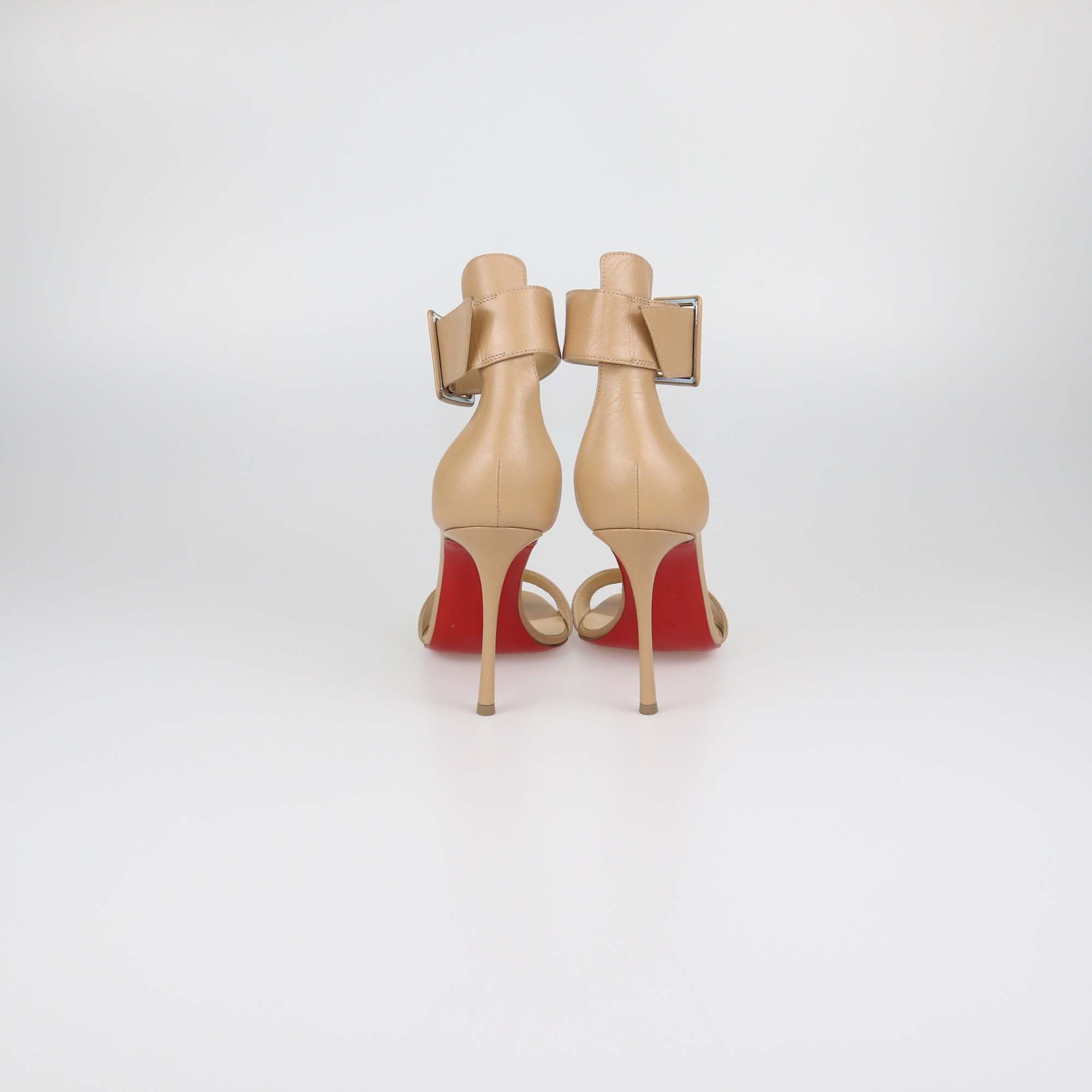 Christian Louboutin Beige Leather Runana Sandals