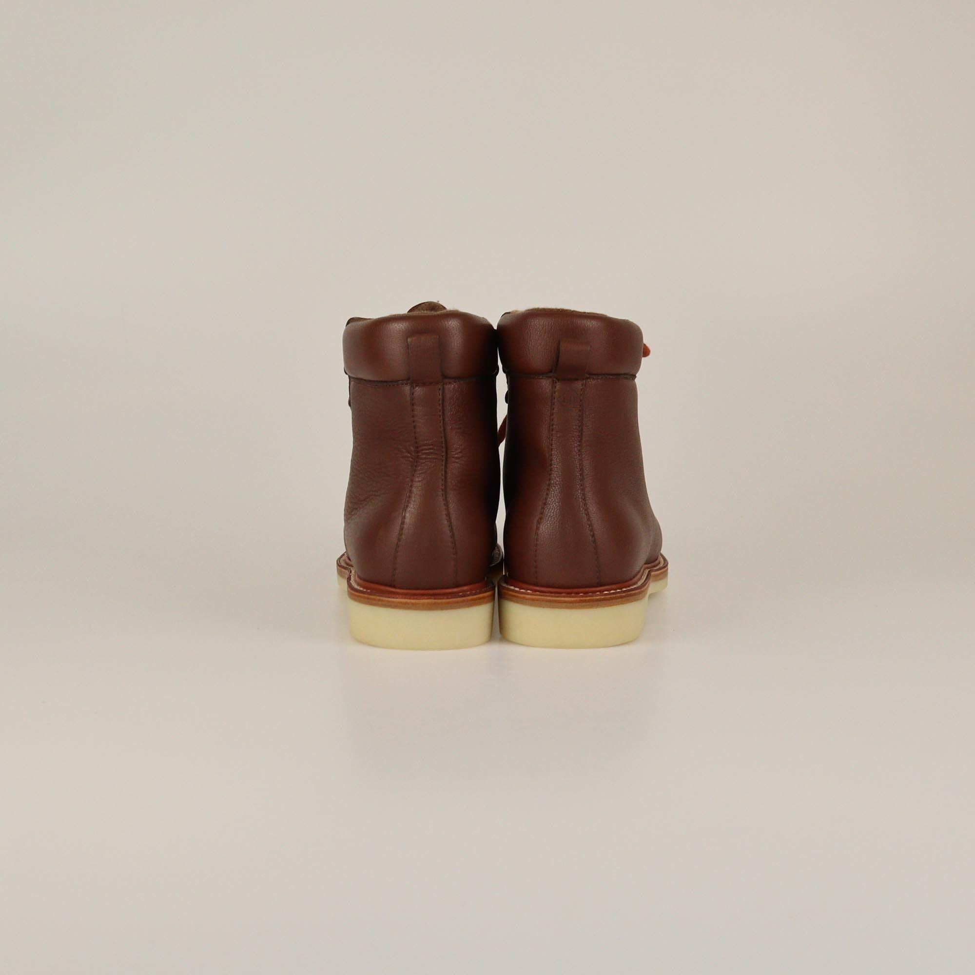 Loro Piana Brown Fur Lining Hinking Boots Womens Loro Piana
