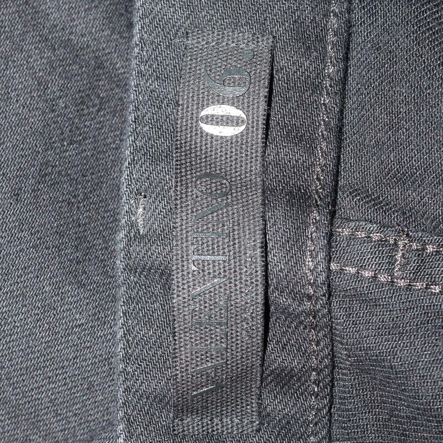 Valentino Black Denim Rockstud Straight Leg Pants