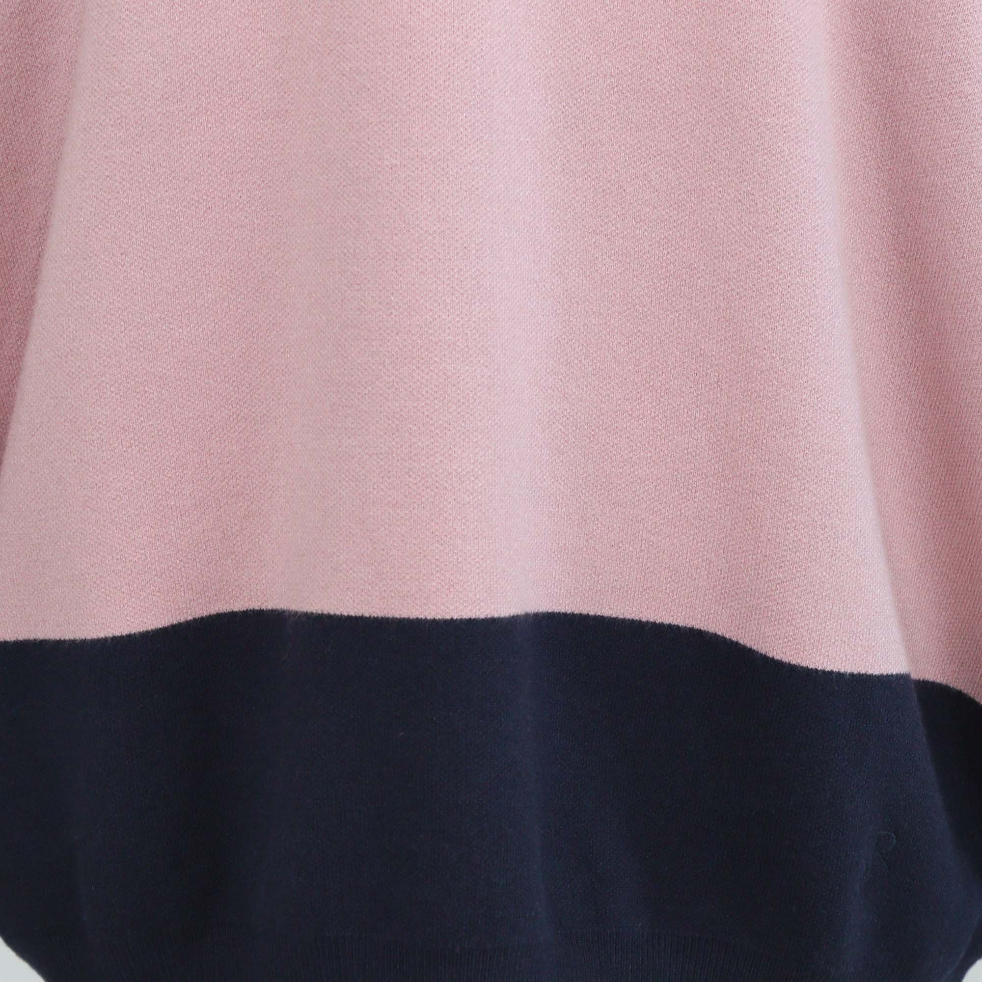 Roksanda Tricolor Crew Neck Long Sleeve Sweater