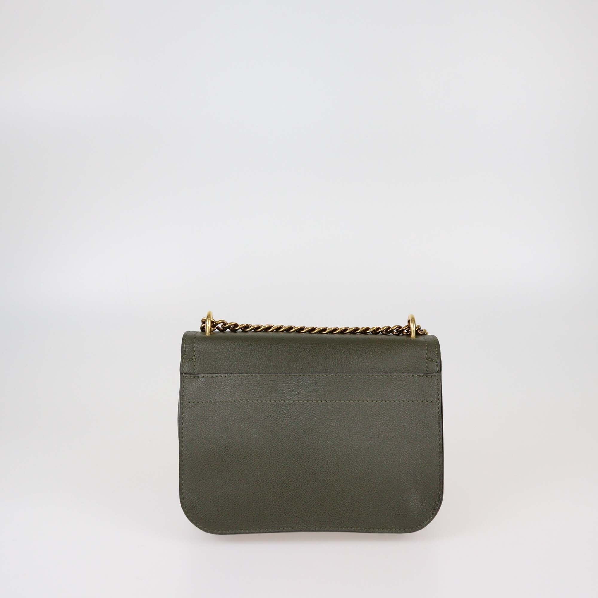Louis Vuitton Khaki Lockme Chain Bag Womens Louis Vuitton