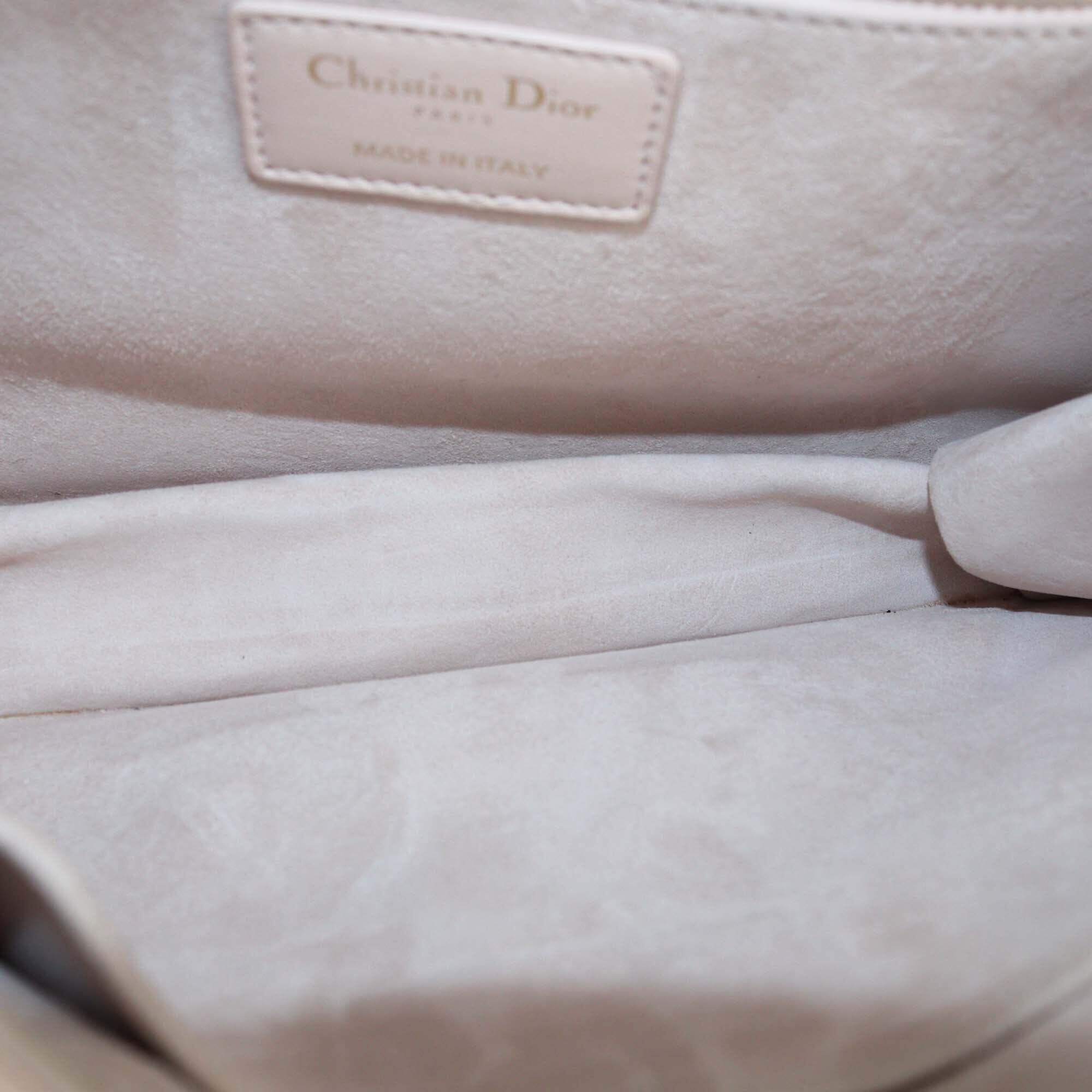 Christian Dior Pink Cannage Medium DiorAddict Flap Bag Womens Christian Dior