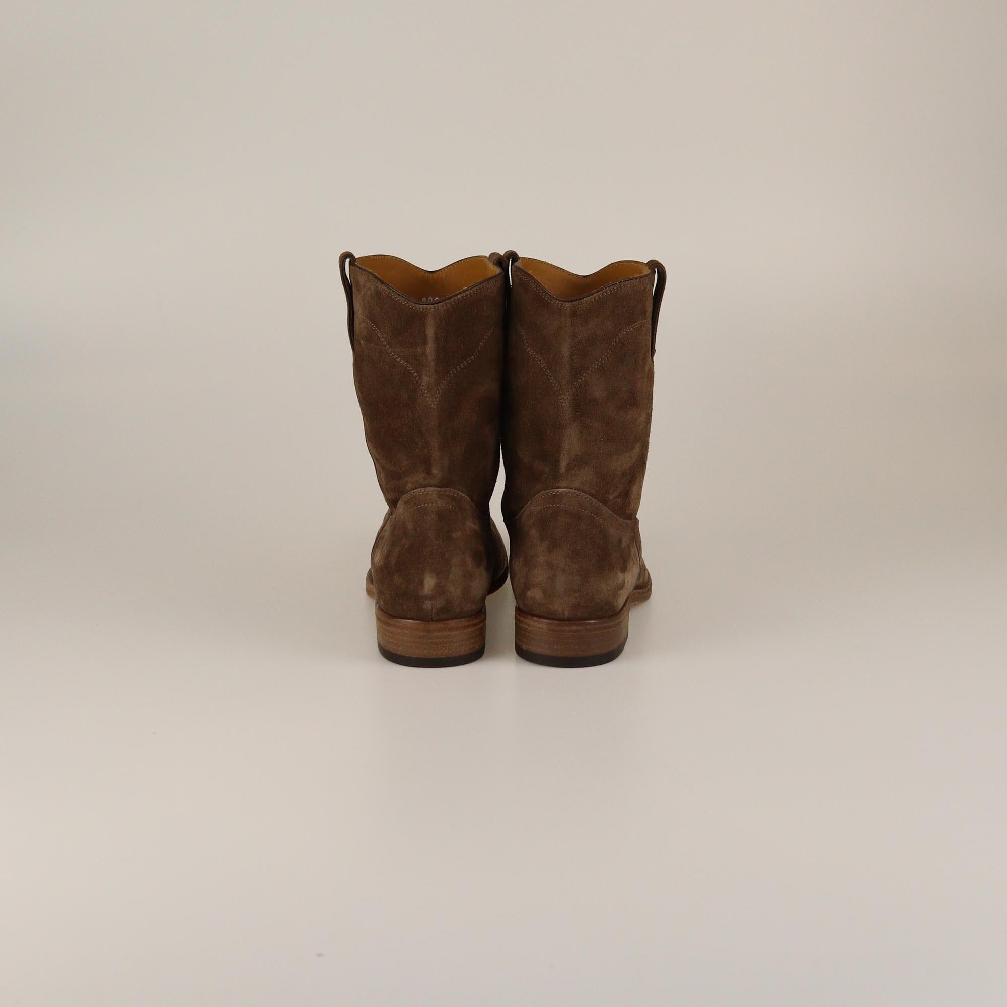 Ralph Lauren Brown Mid Ankle Boots Womens Ralph Lauren