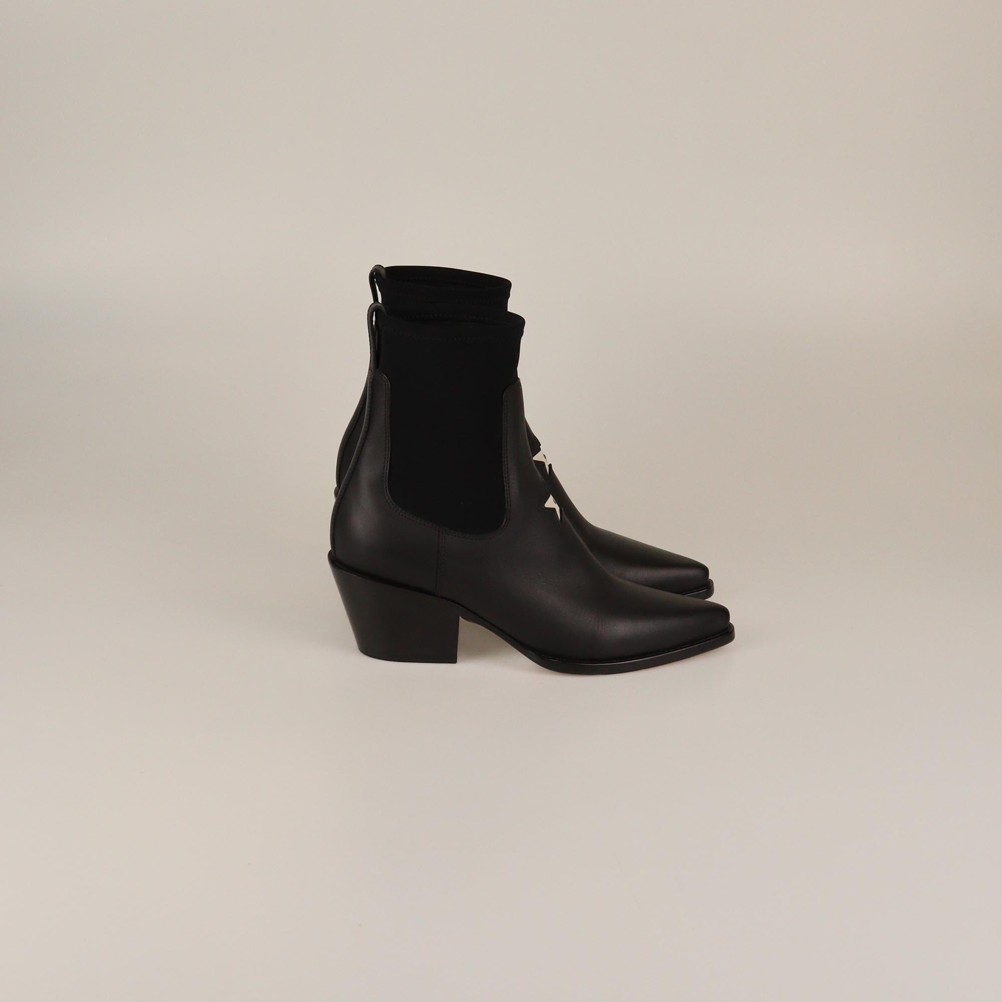 Christian Dior Black L.A Ankle Boots Womens Christian Dior