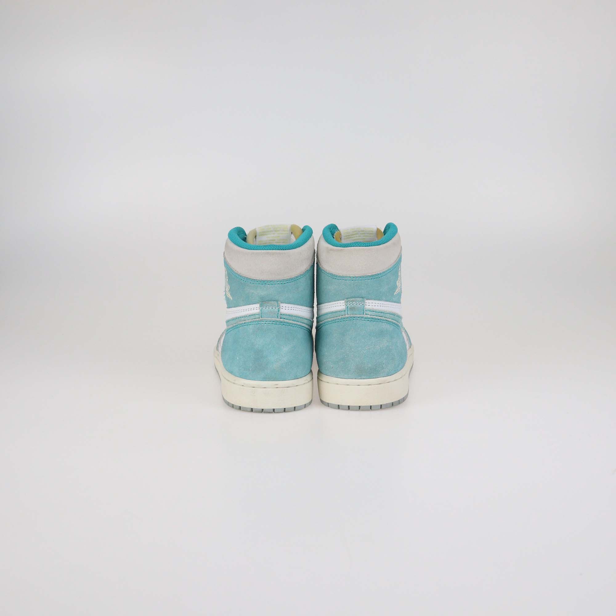 Nike Turbo Green Leather and Suede Air Jordan 1 Retro High OG Sneakers