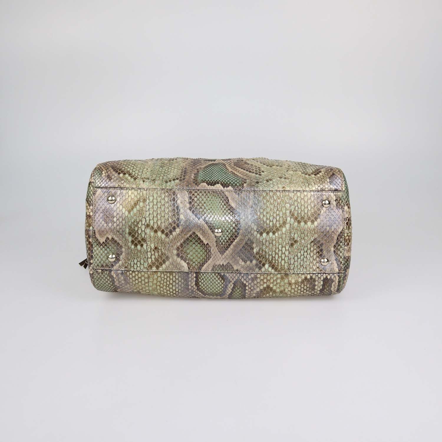 Gucci Multicolor Python Dubai Edition Soho Tote
