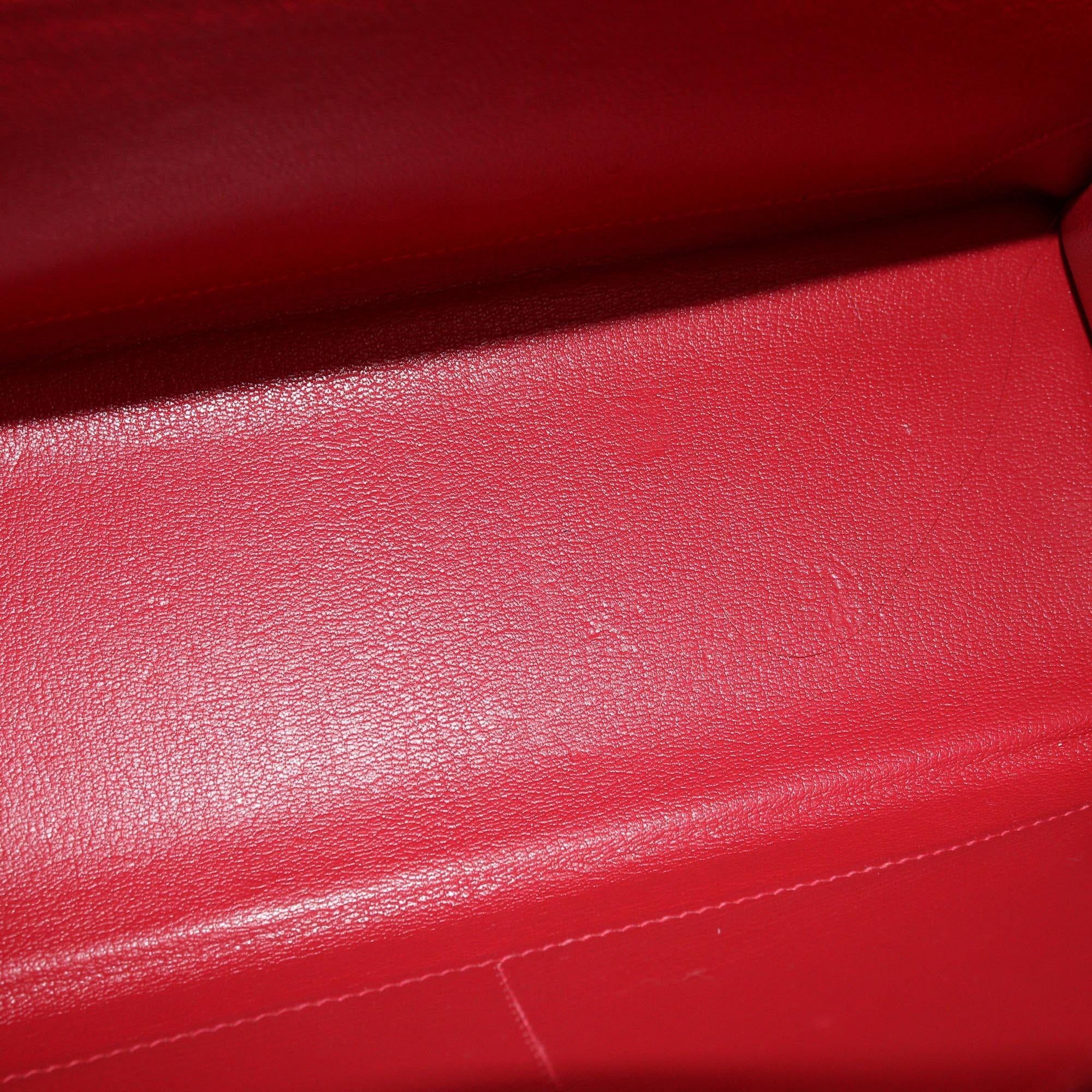 Hermes Rouge Vif Tadelakt Palladium Hardware Kelly Sellier 32 Bag Womens Hermes