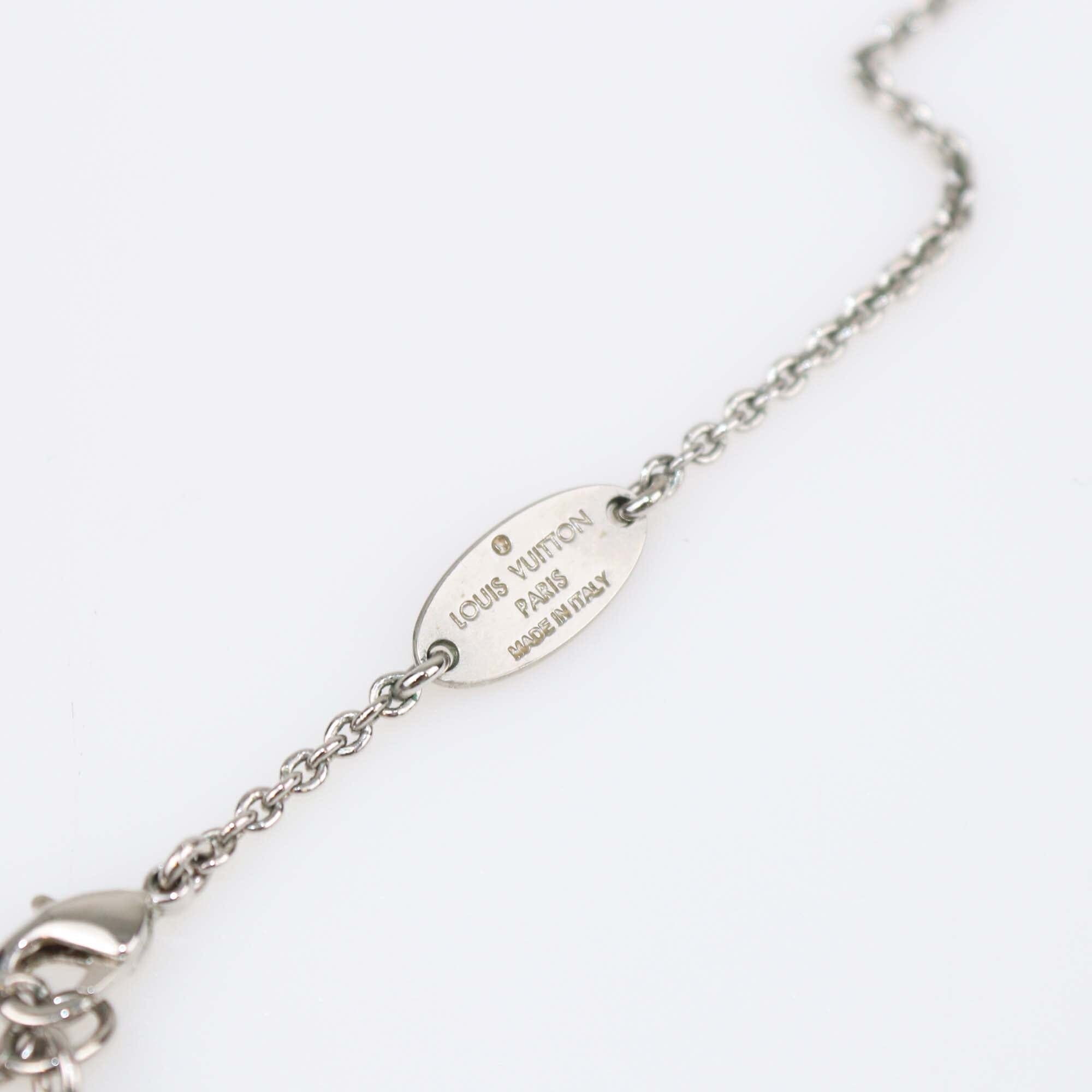 Louis Vuitton Palladium Finish Essential V Supple Necklace Womens Louis Vuitton