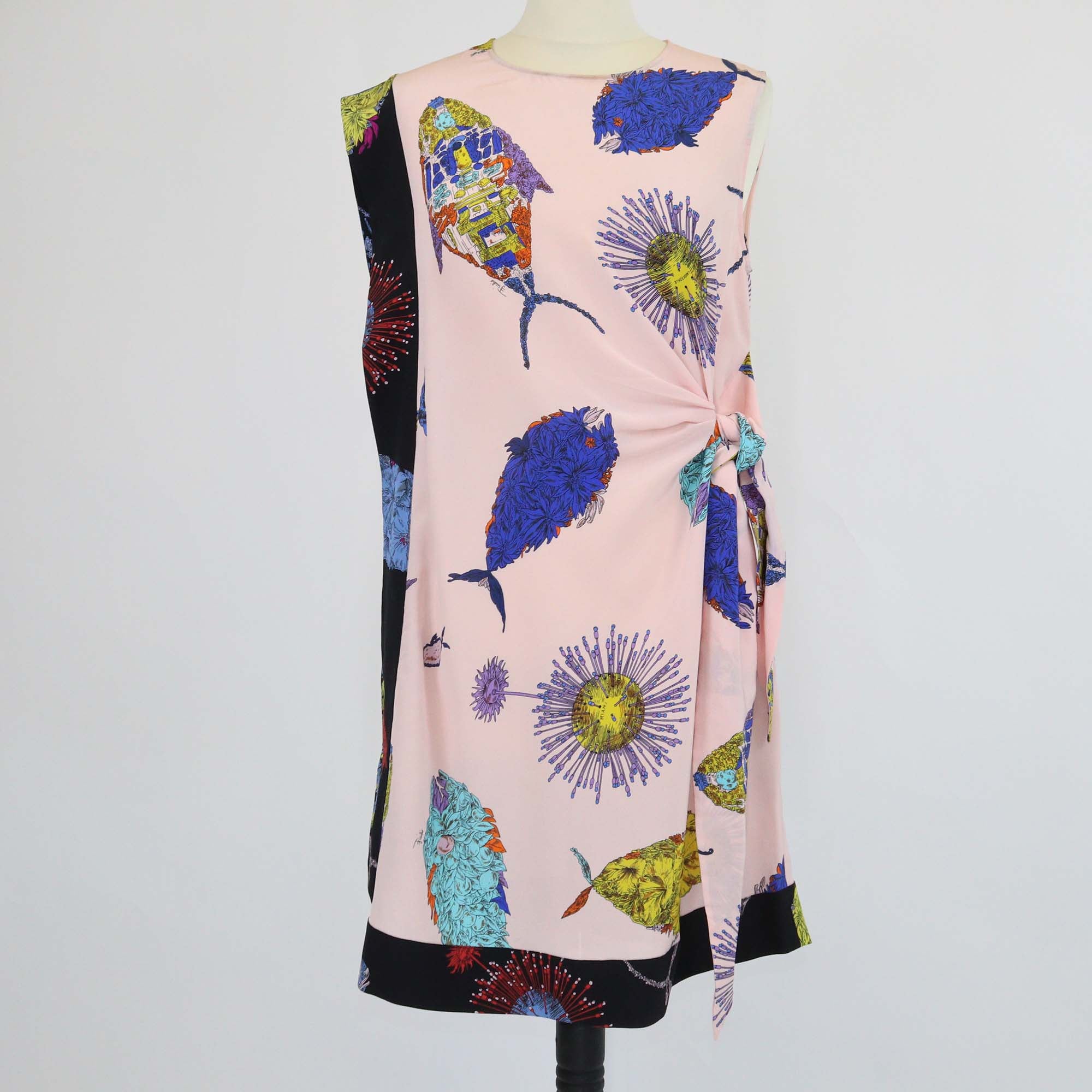 Emilio Pucci Archivio Multicolor Silk Printed Mini Dress
