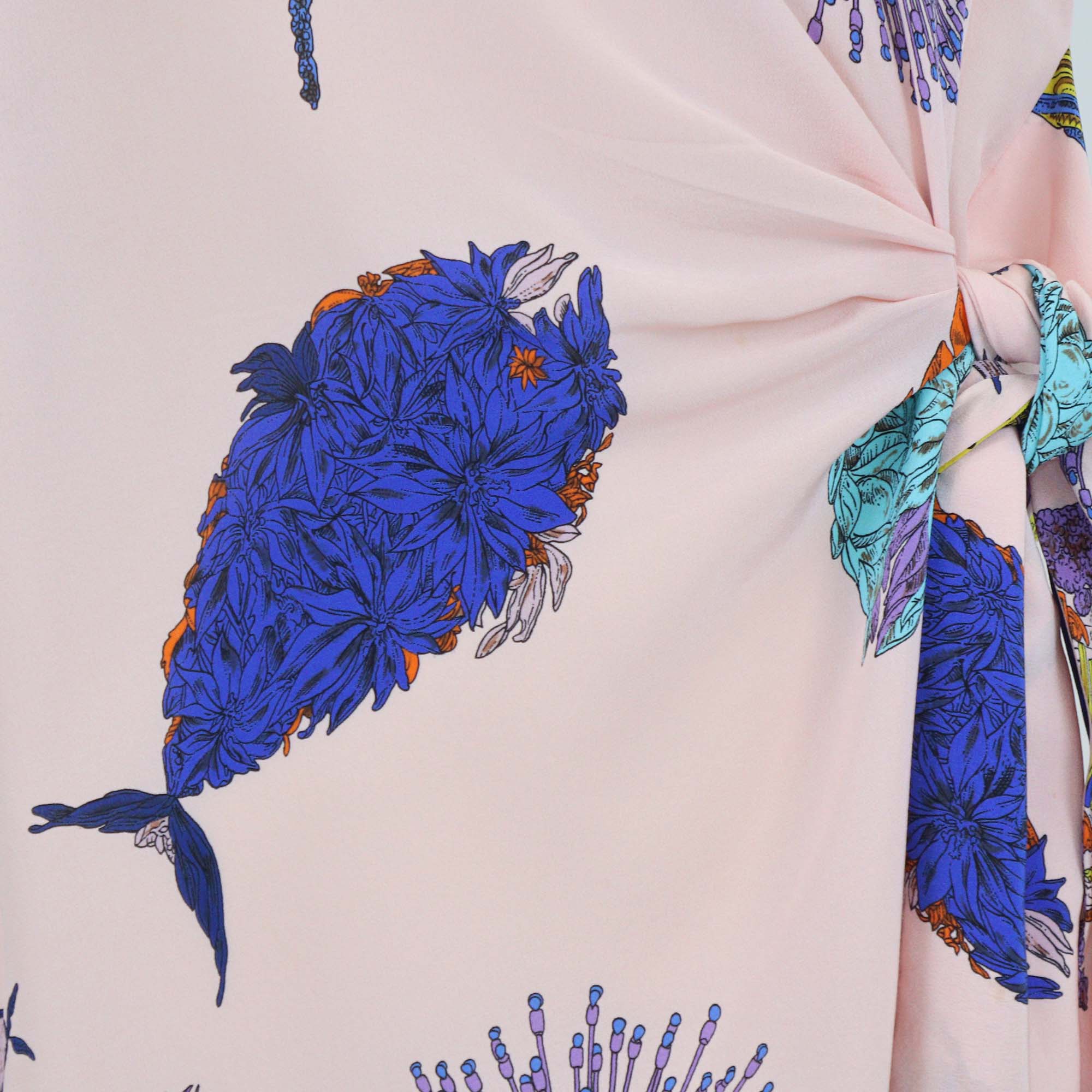 Emilio Pucci Archivio Multicolor Silk Printed Mini Dress