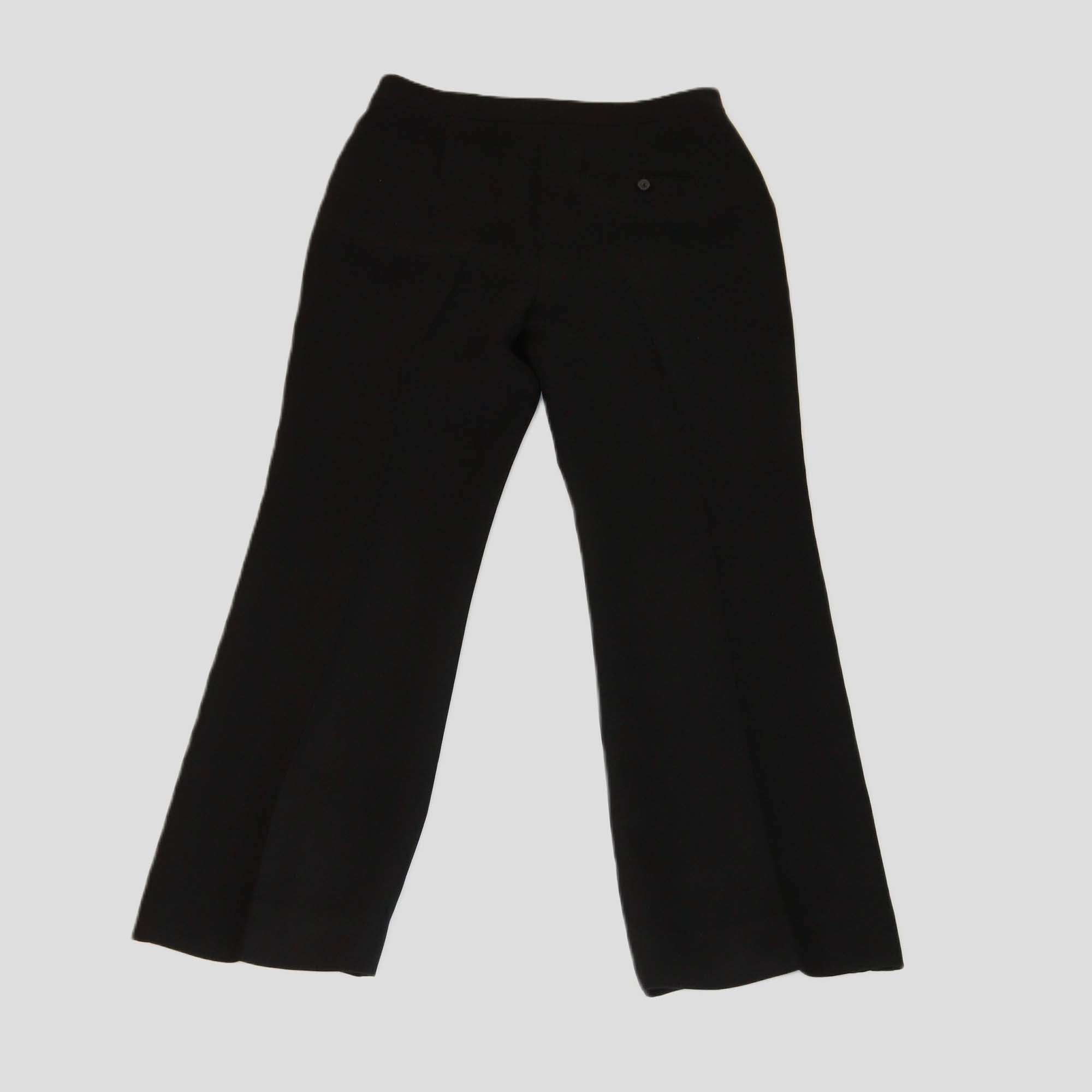 3.1 Phillip Lim Black Triacetate Wide Leg Trousers