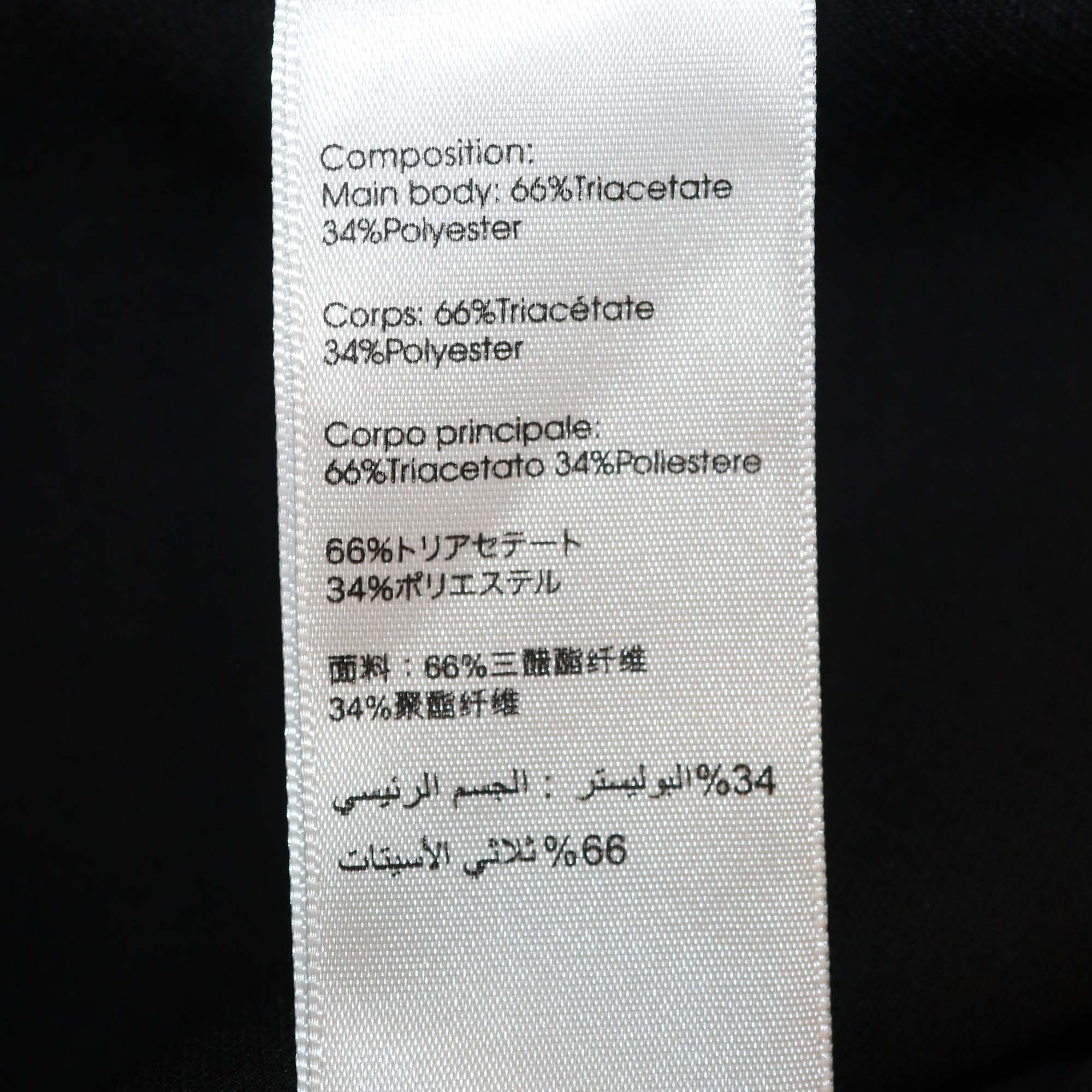 3.1 Phillip Lim Black Triacetate Wide Leg Trousers