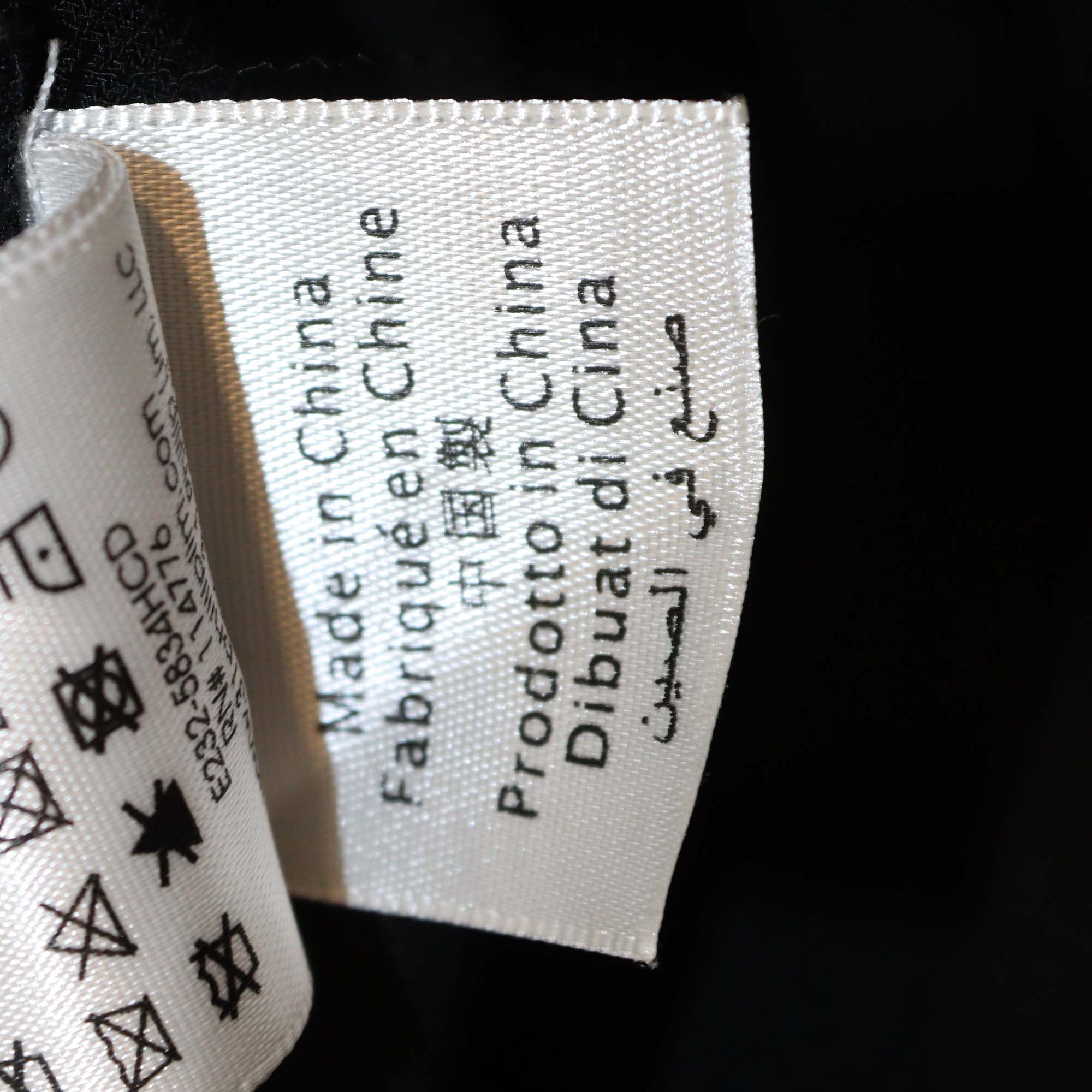 3.1 Phillip Lim Black Triacetate Wide Leg Trousers