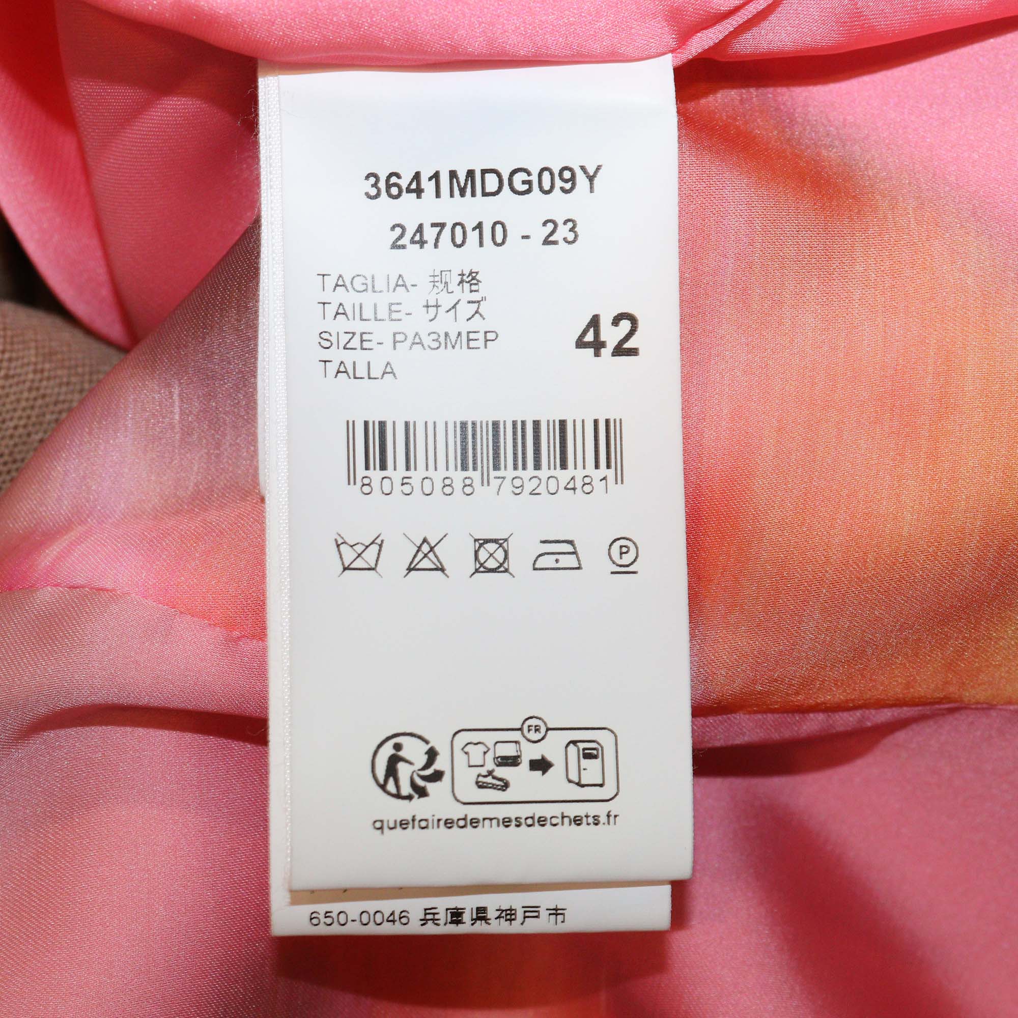 MSGM Milano Beige Viscose Double Breasted Blazer