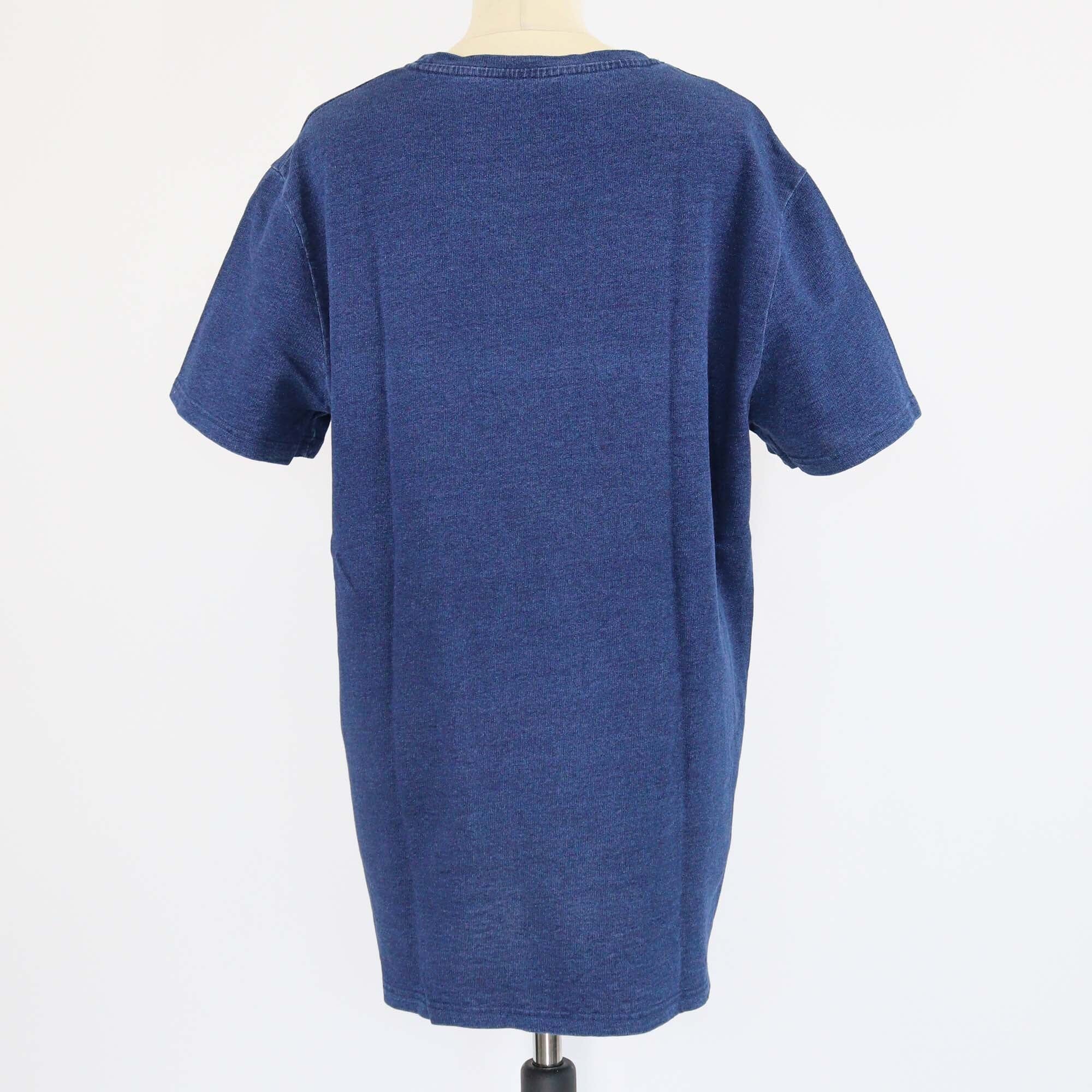Balmain Navy Blue Denim T-Shirt Womens Balmain