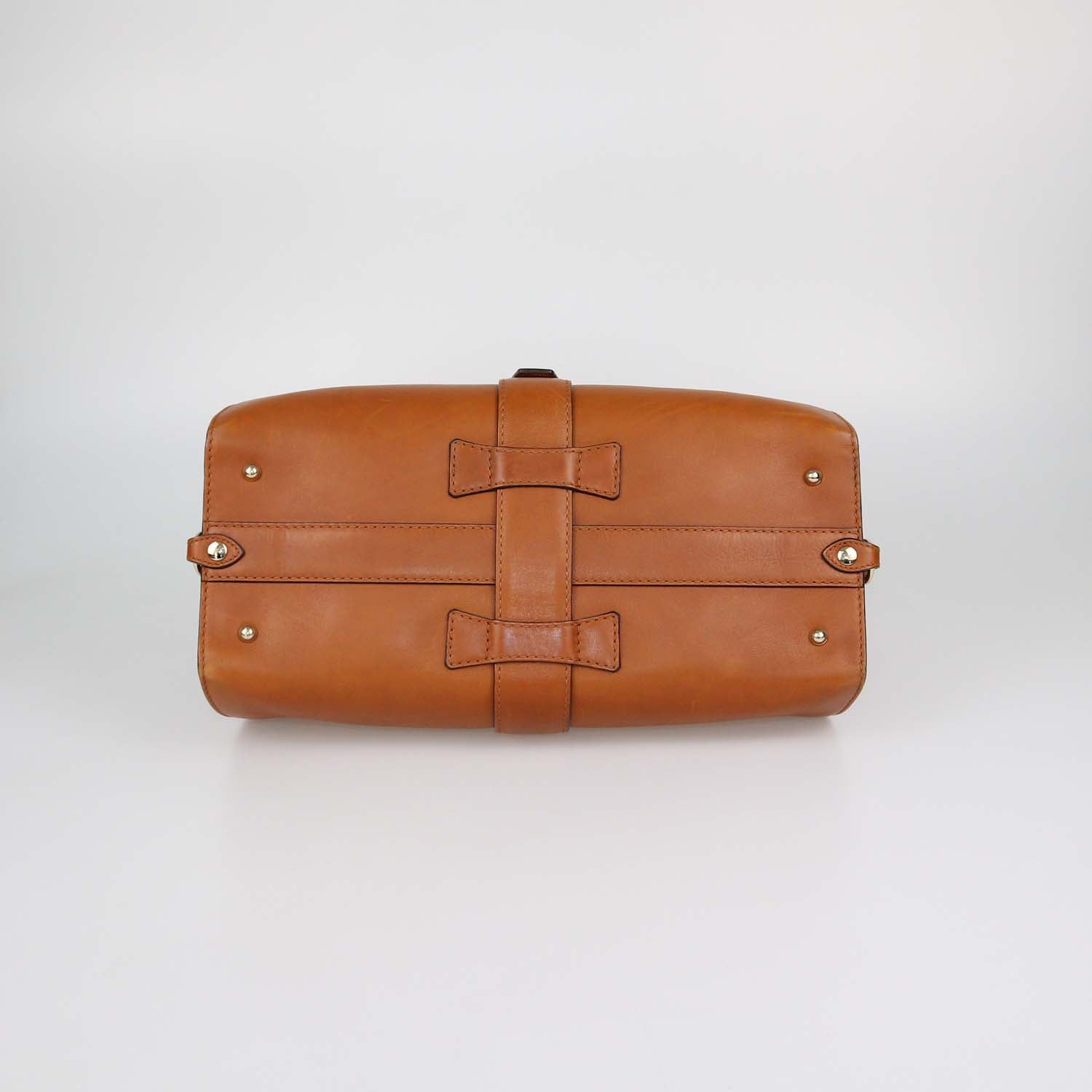 Gucci Tan Leather Stirrup Bag