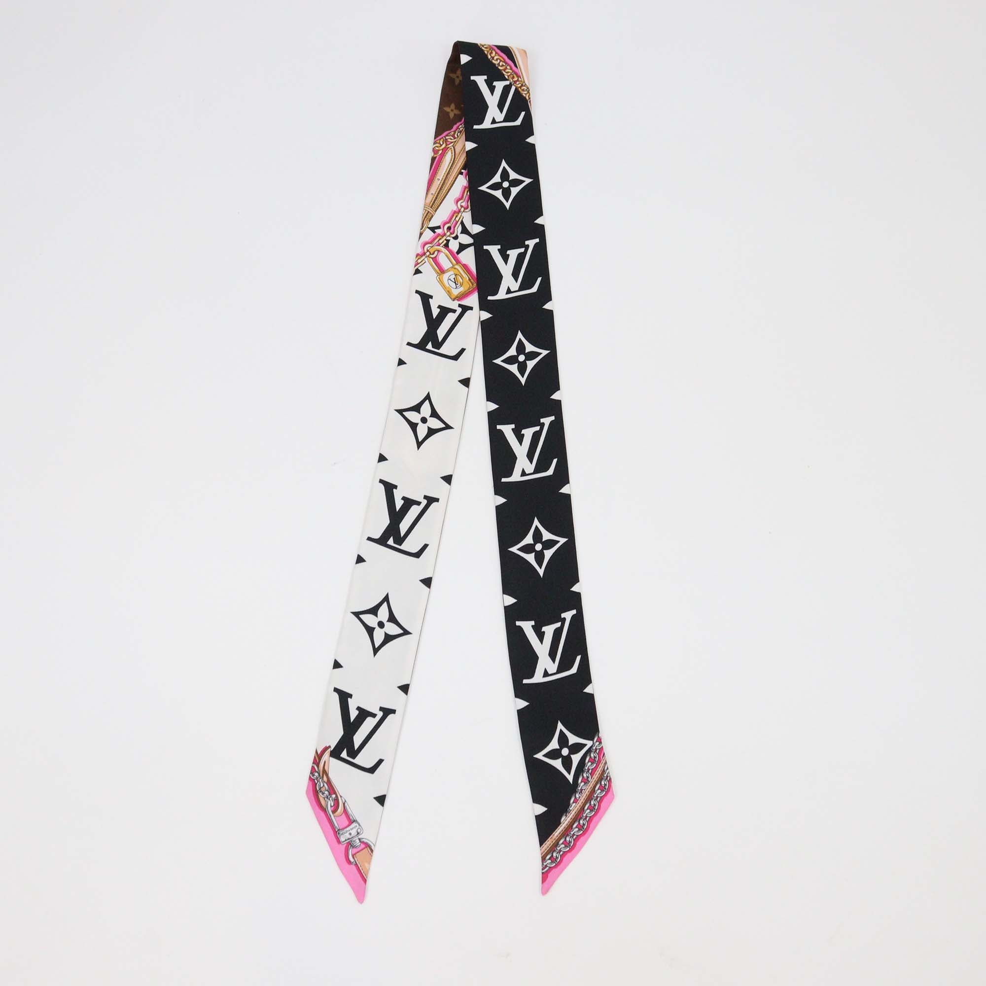 Louis Vuitton Multicolor Silk Ultimate Monogram BB Bandeau