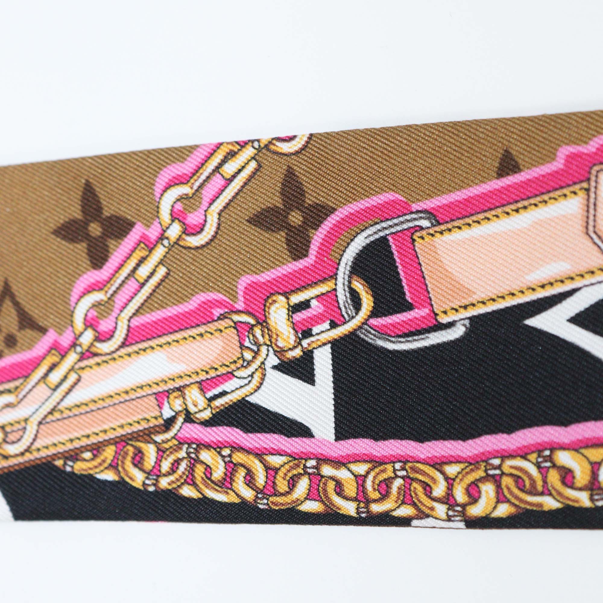 Louis Vuitton Multicolor Silk Ultimate Monogram BB Bandeau
