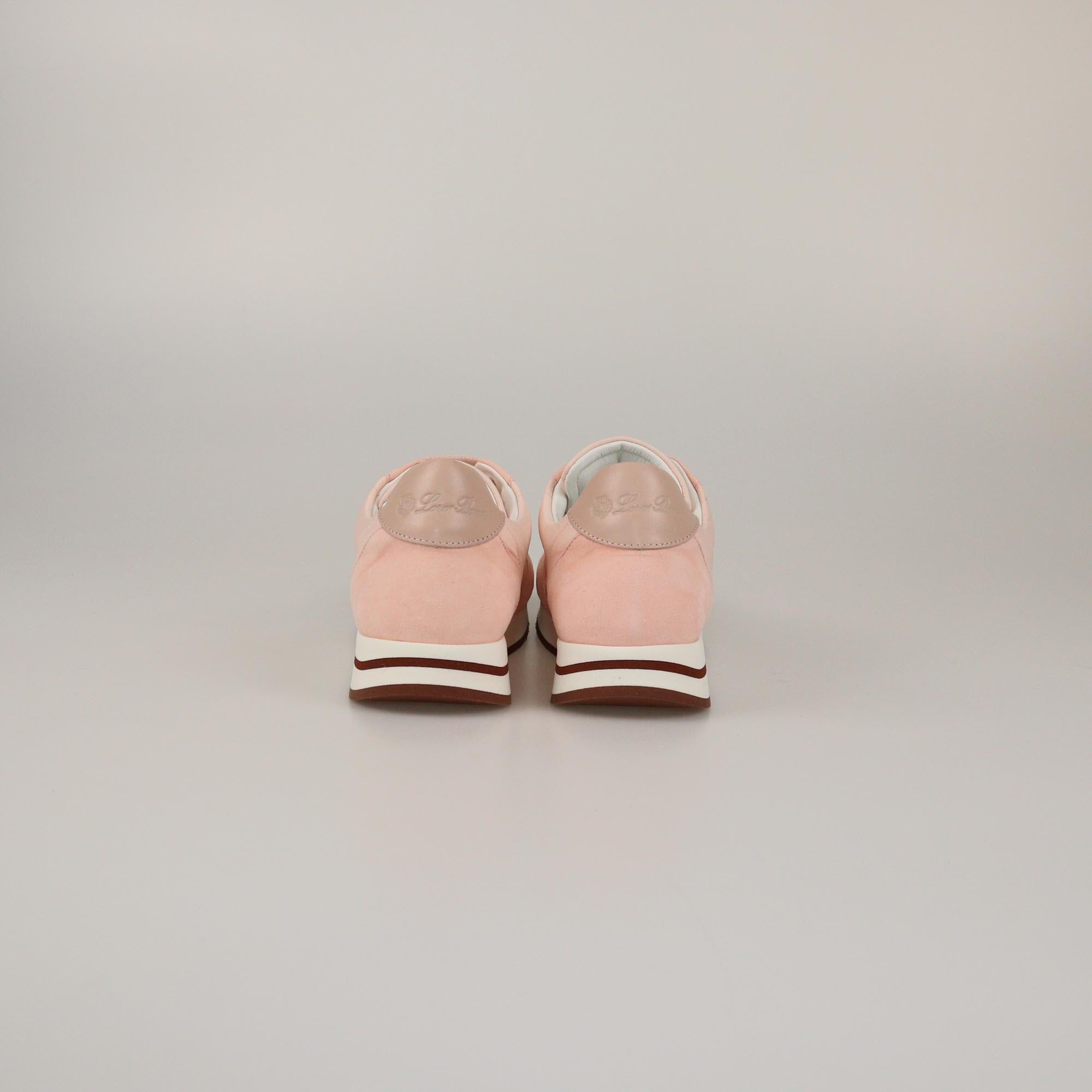 Loro Piana Pink Shell My Wind Kid's Sneakers Womens Loro Piana