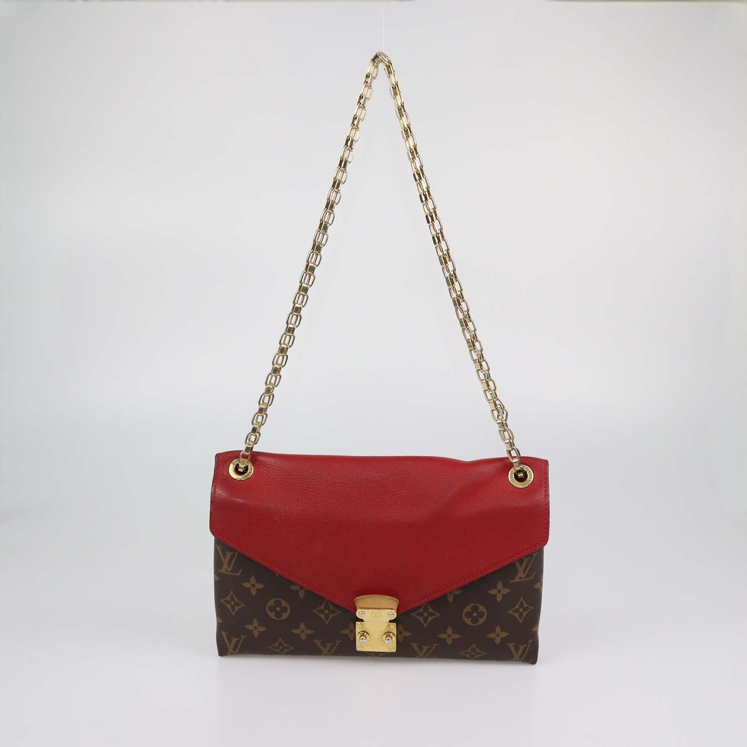 Louis Vuitton Cerise Monogram Canvas Pallas Chain Bag