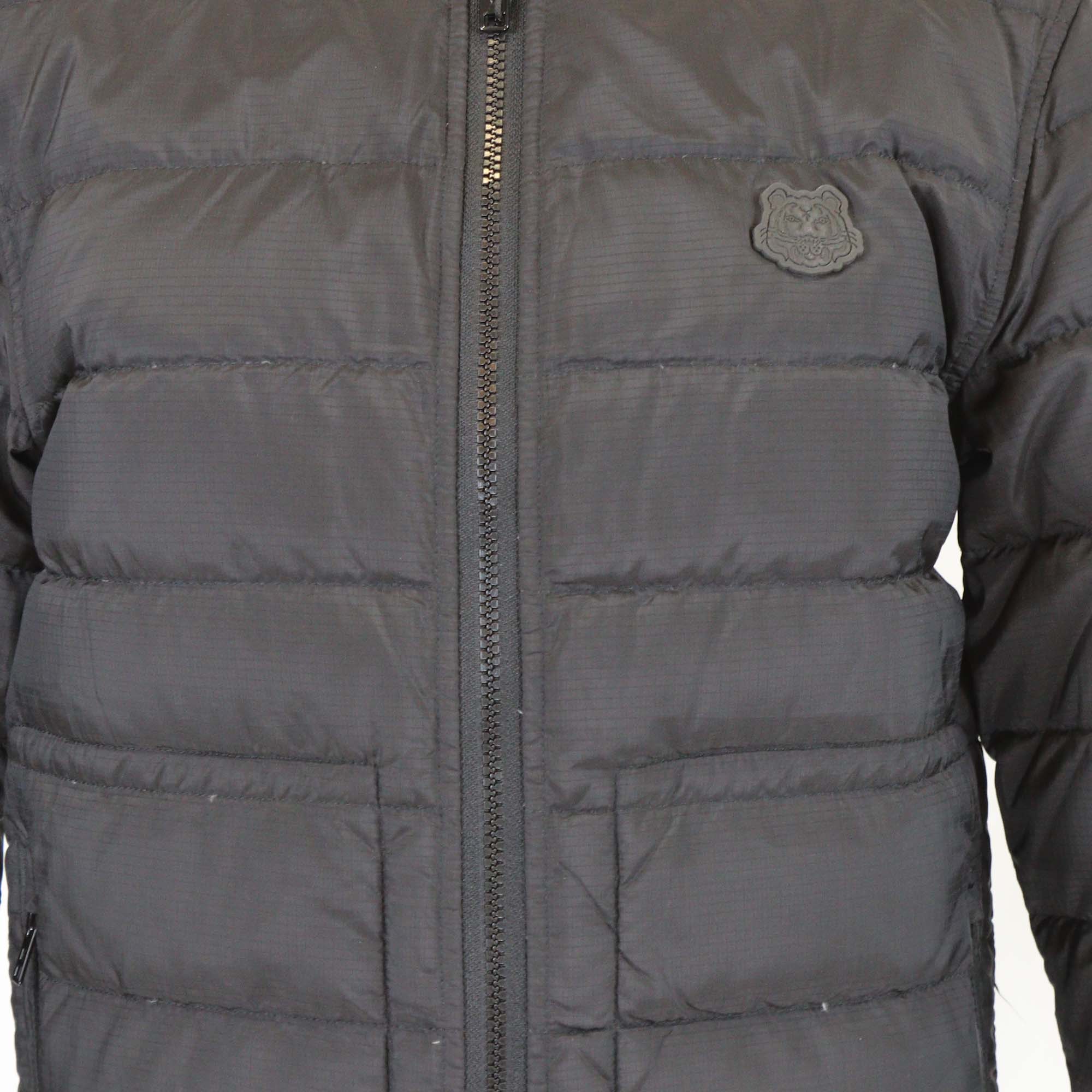 Kenzo Black Puffer Packable Jacket