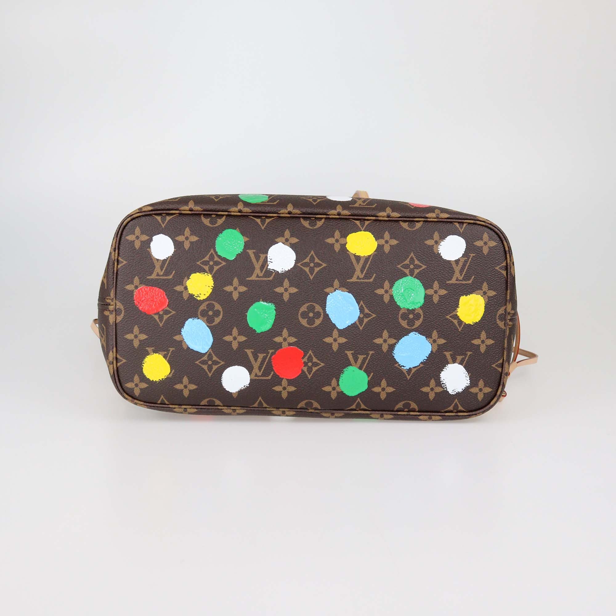 Louis Vuitton x Yayoi Kusama Monogram Painted Dots Canvas Neverfull MM Bag