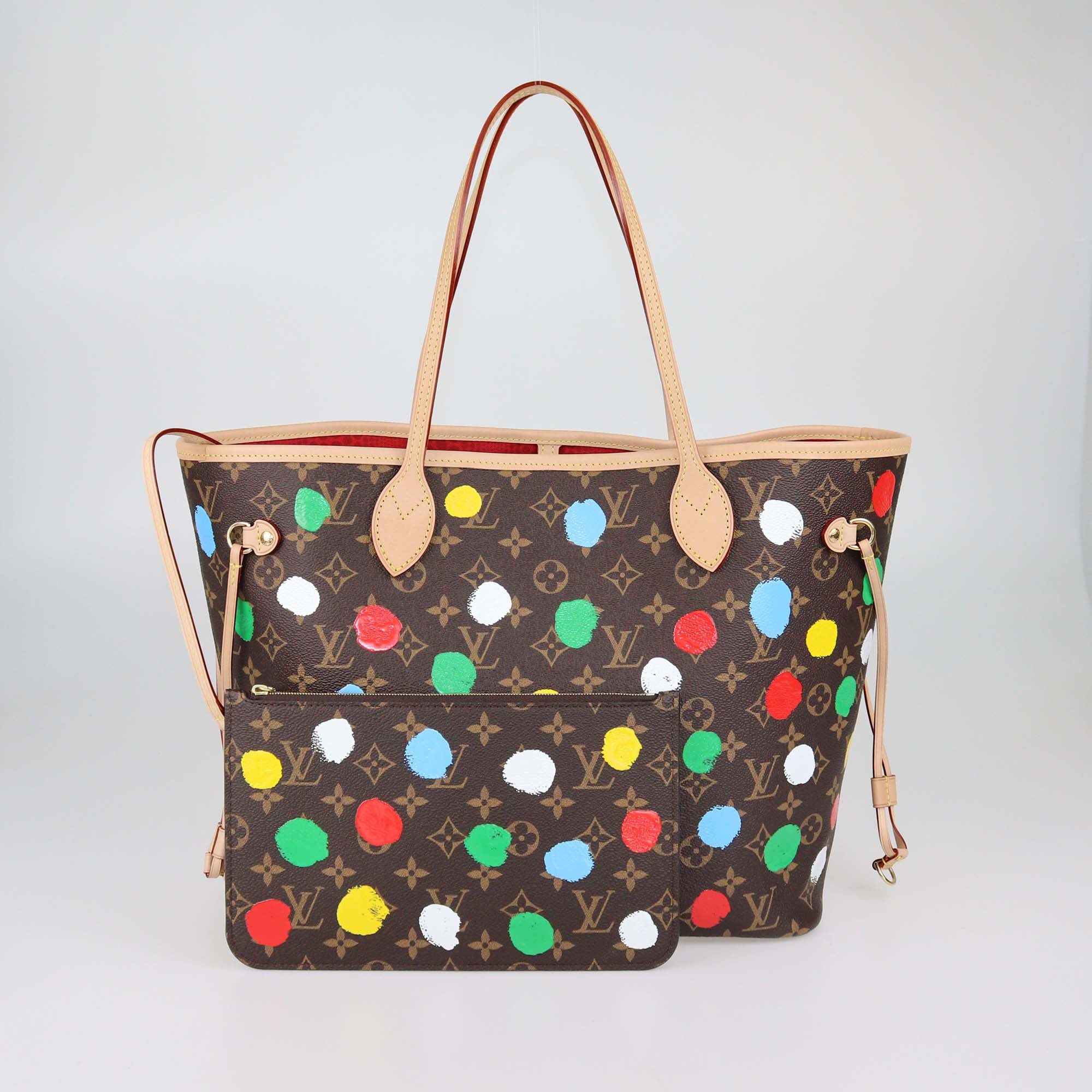 Louis Vuitton x Yayoi Kusama Monogram Painted Dots Canvas Neverfull MM Bag