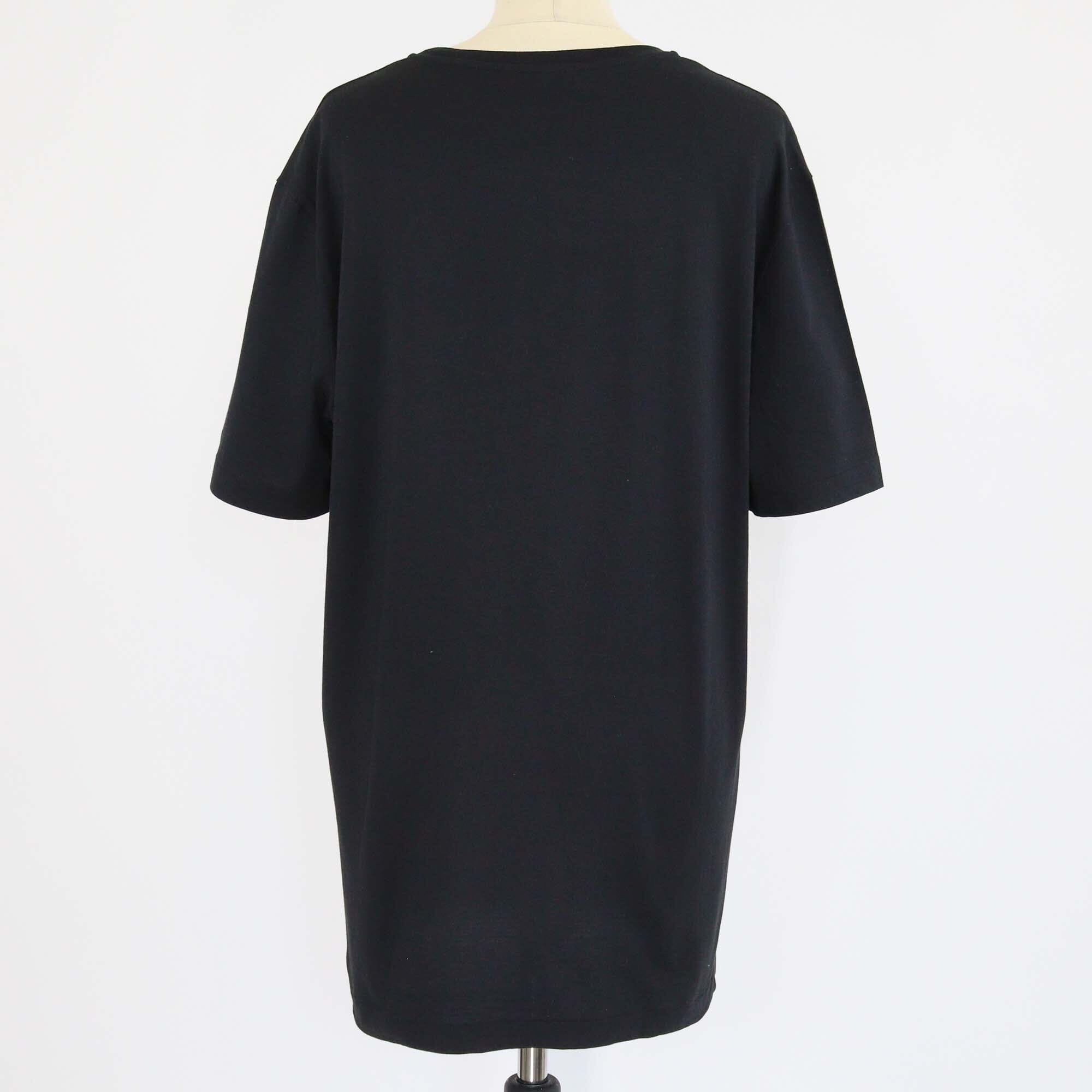 The Row Black Luke Short Sleeve T-Shirt Mens The Row