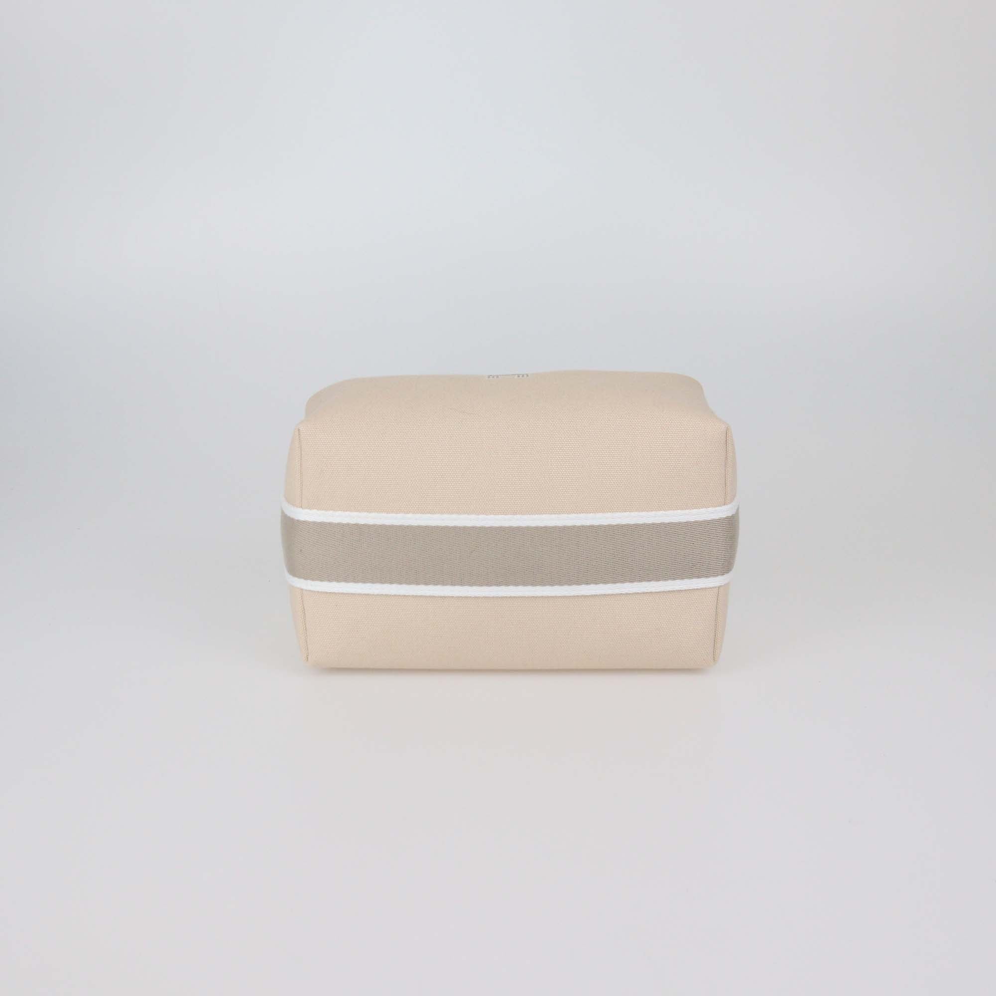 Hermes Naturel Canvas Small Bride-a-Brac Case