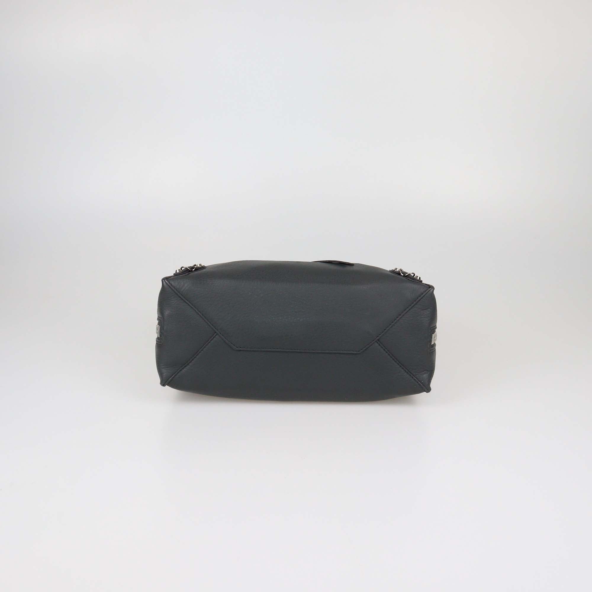 Balenciaga Dark Grey Leather Papier A6 Side Zip Tote