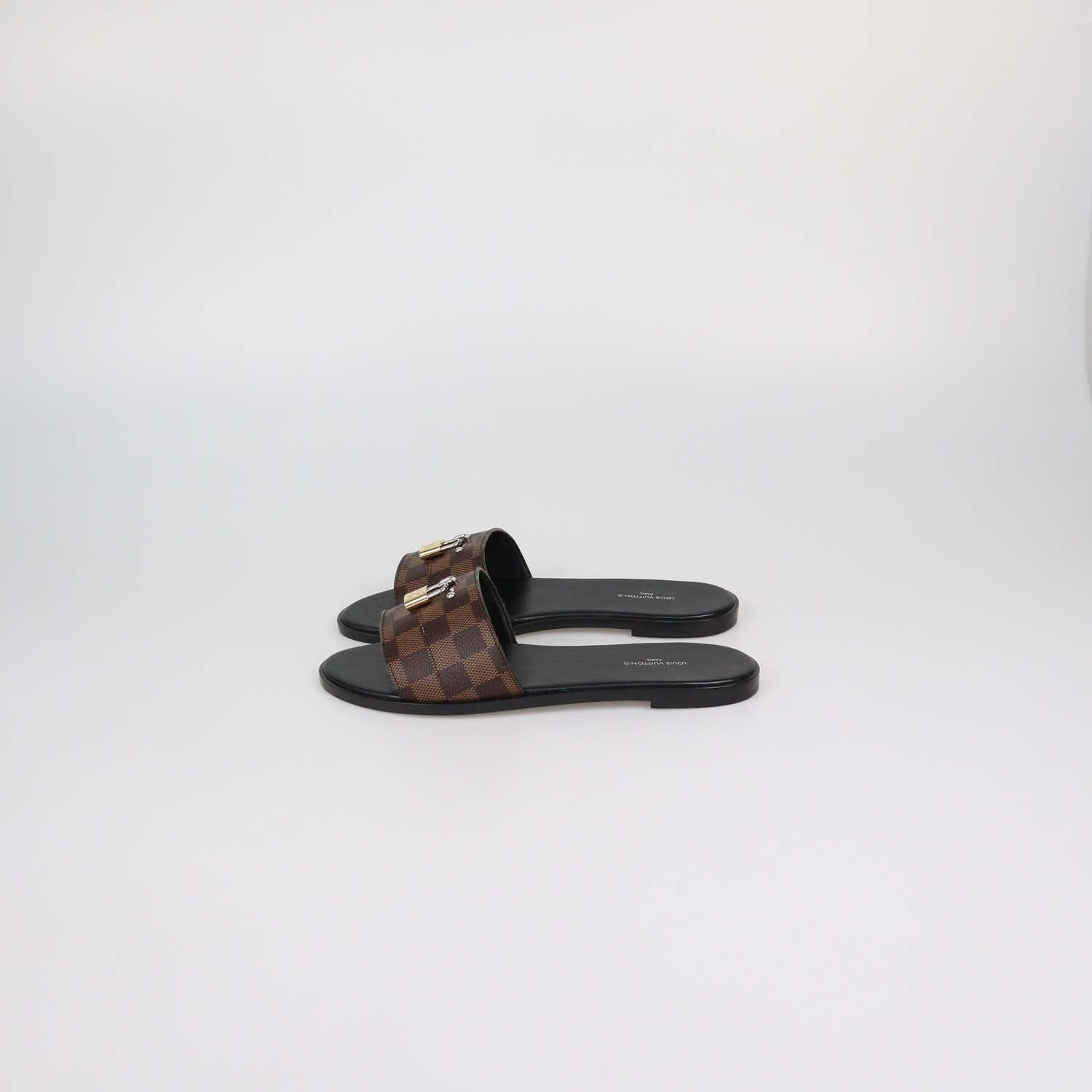 Louis Vuitton Damier Ebene Canvas Lock It Flat