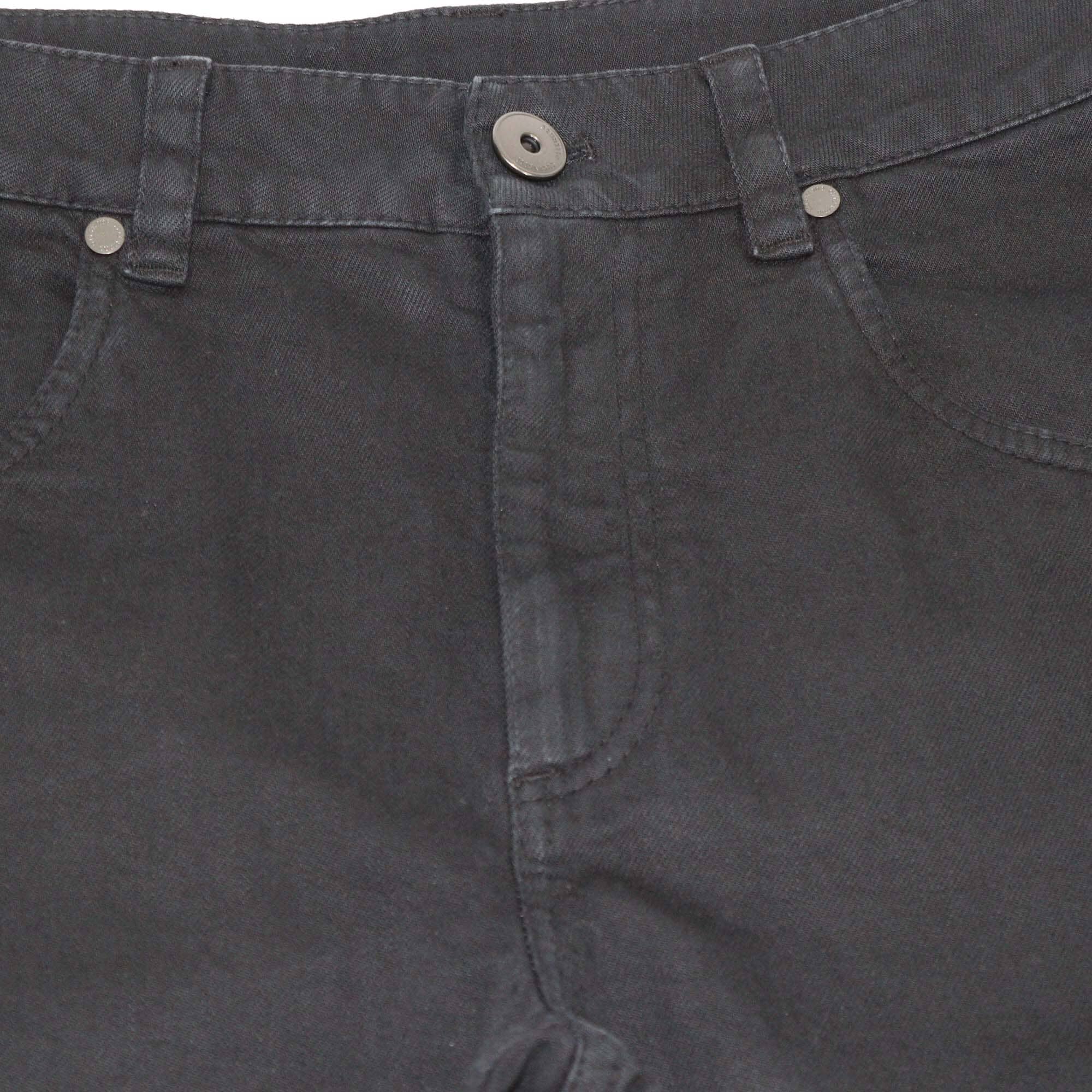Brunello Cucinelli Black Monili Cuff Detailed Denim Jeans Womens Brunello Cucinelli