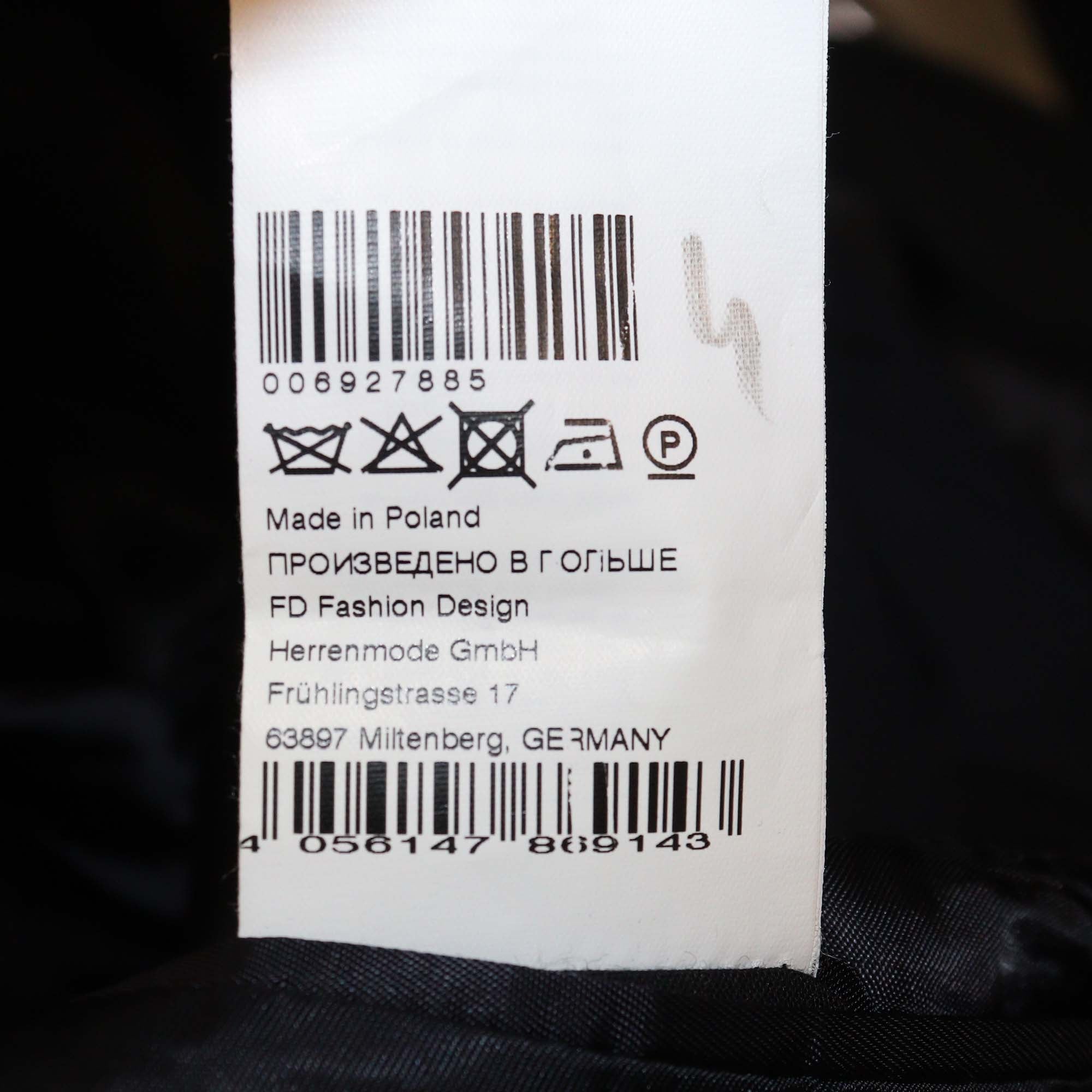 Karl Lagerfeld Navy Blue Wool Single Breasted Blazer