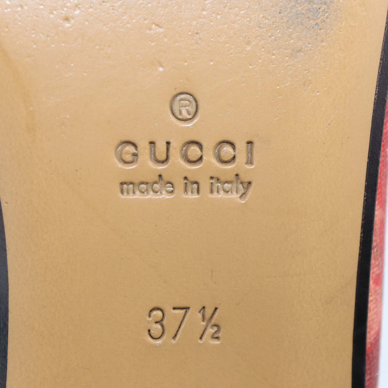Gucci Multicolor GG Supreme Canvas Blooms Princetown Horsebit Mules
