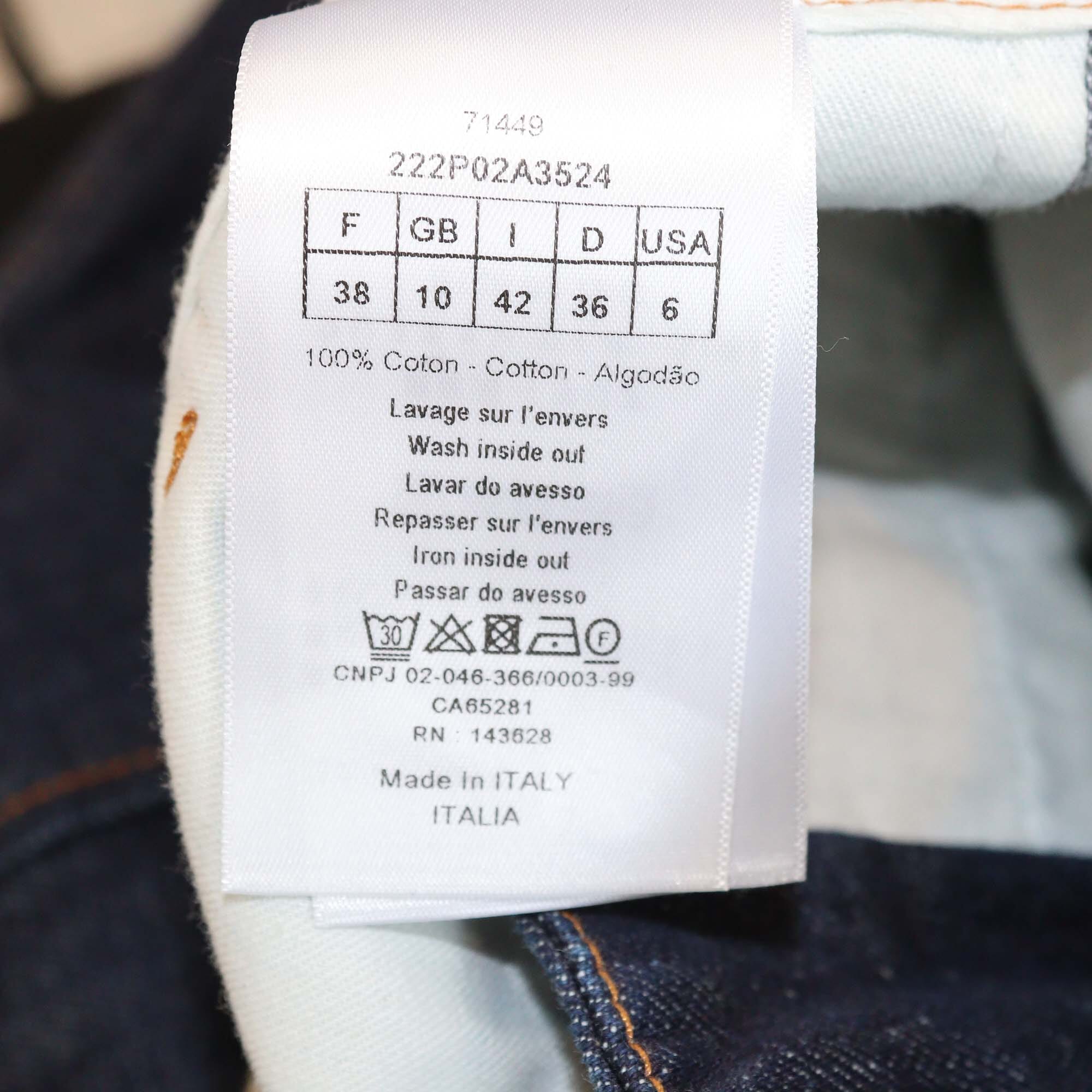 Christian Dior Dark Blue DO2 8 Cargo Jeans Womens Christian Dior